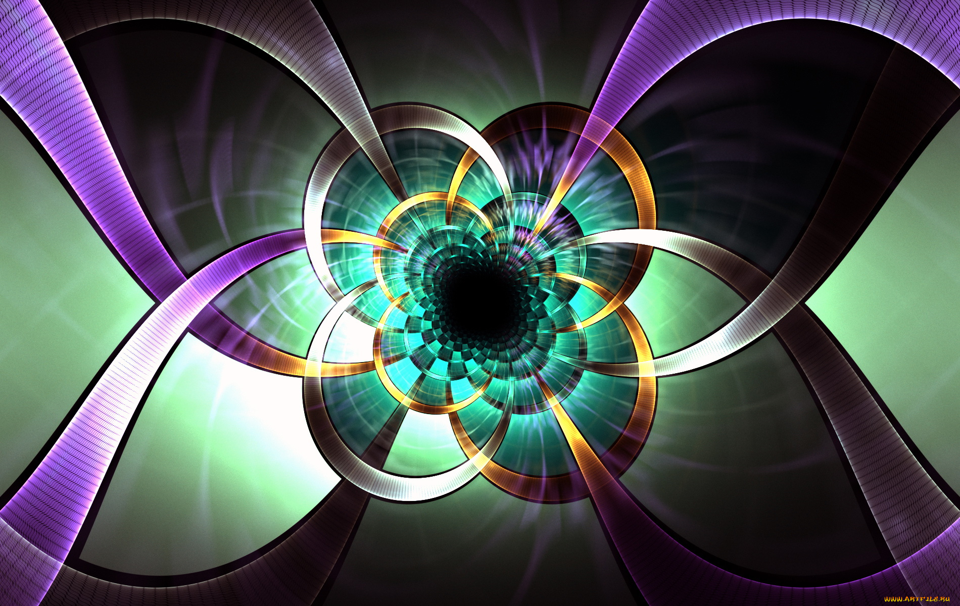 3д, графика, fractal, фракталы, узор