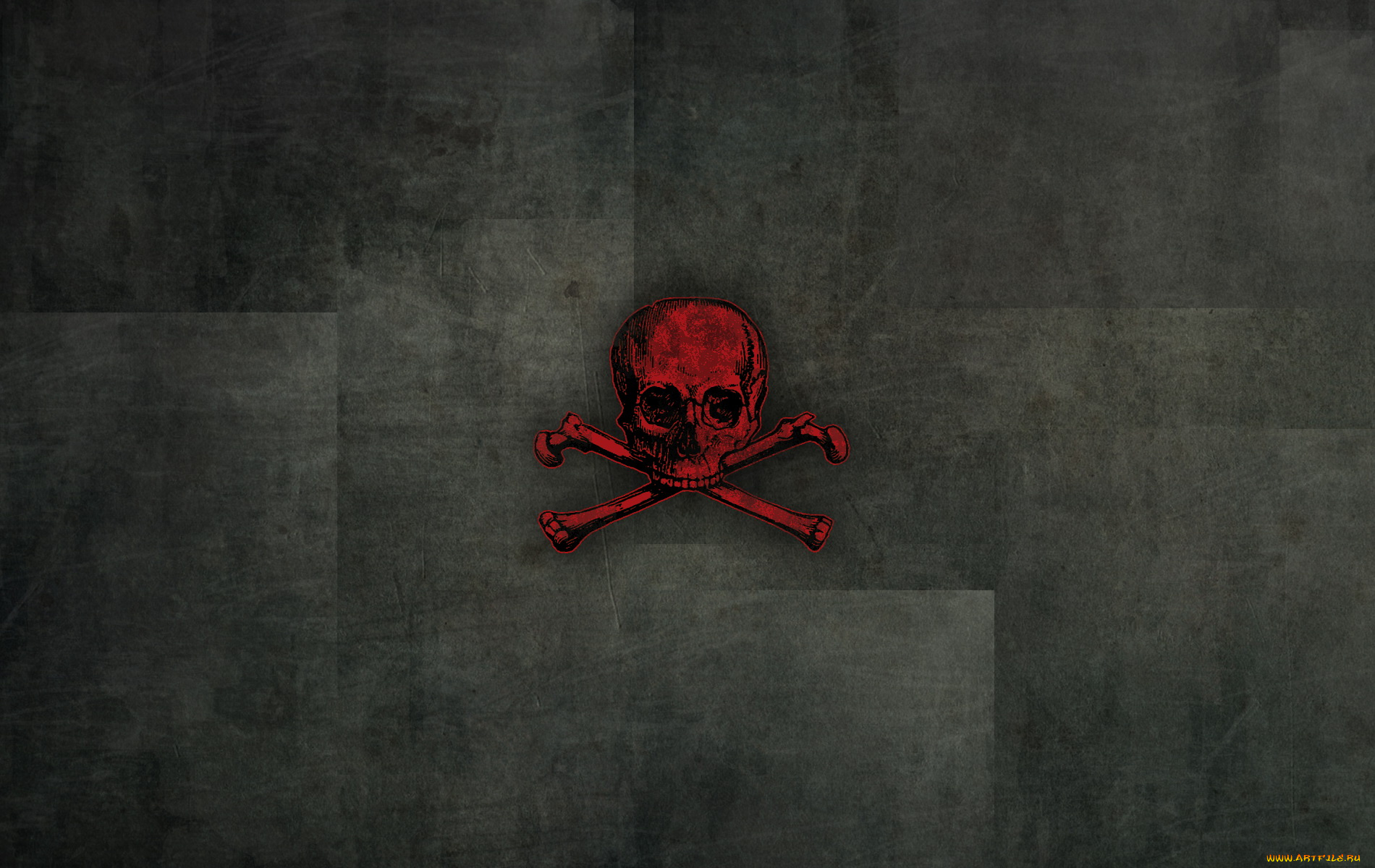 3д, графика, horror, ужас, череп, стена