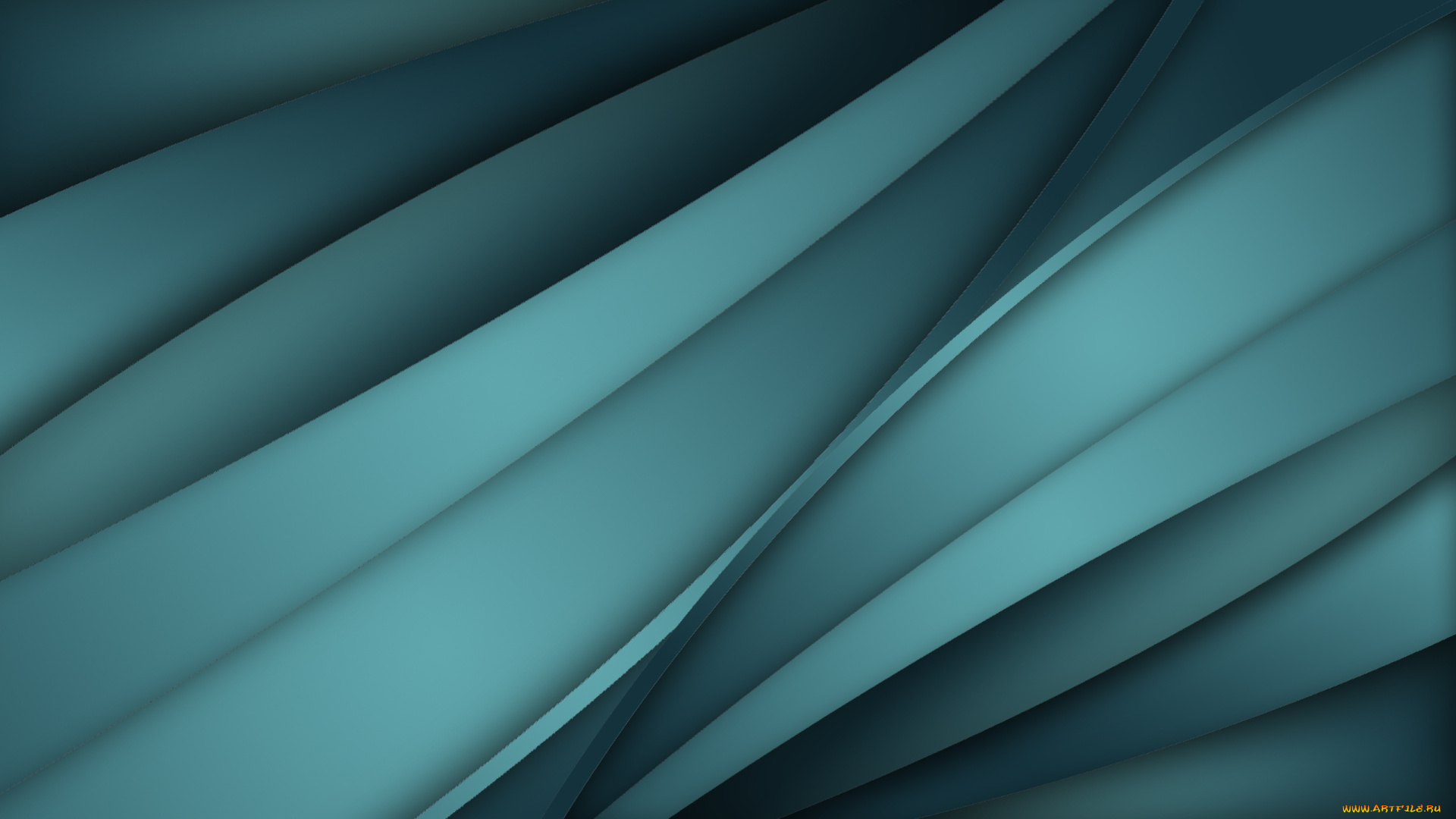 3д, графика, abstract, абстракции, синий, линии, волны