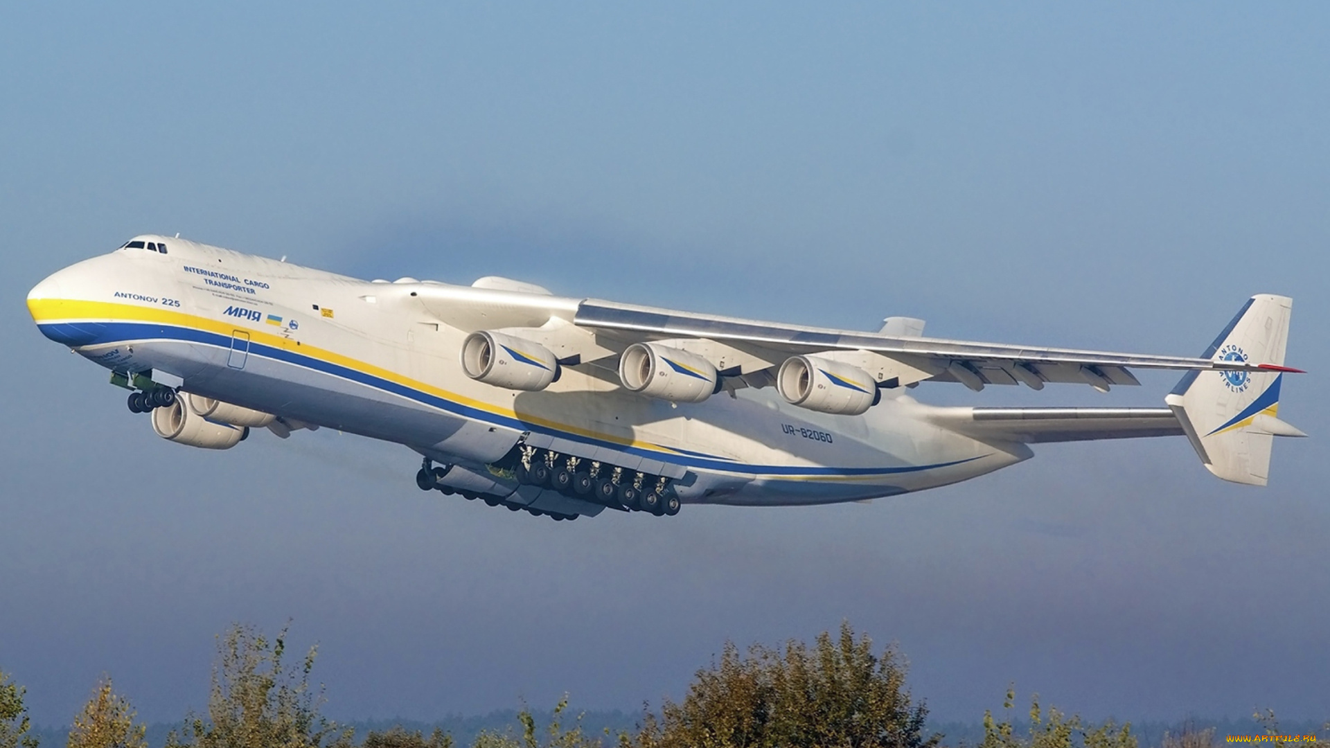 авиация, грузовые, самолёты, взлёт, antonov, an-225