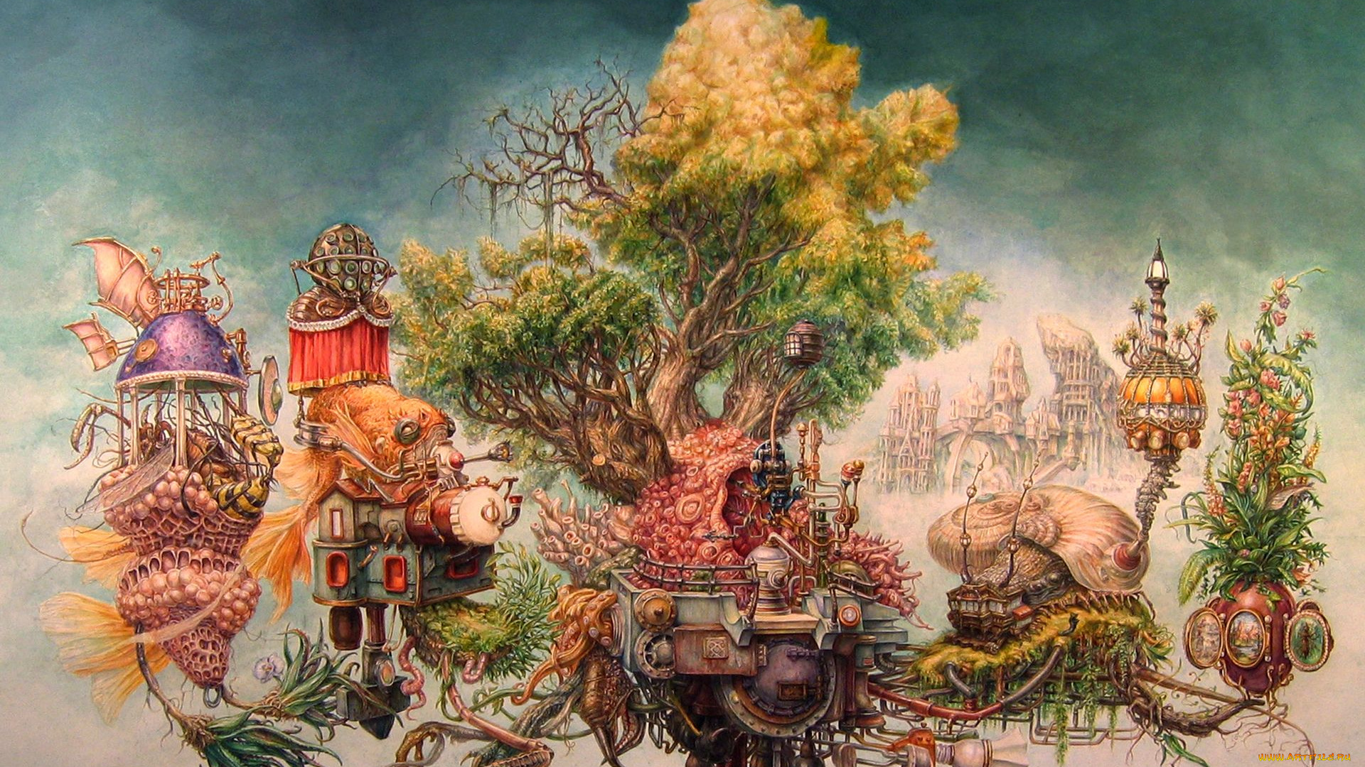 ben, blatt, фэнтези, иные, миры, времена, сюрреализм