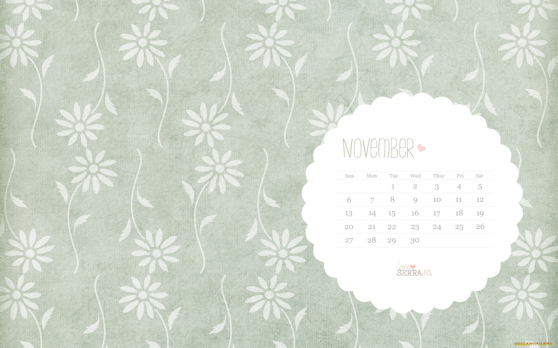 календари, рисованные, векторная, графика, узор, цветы