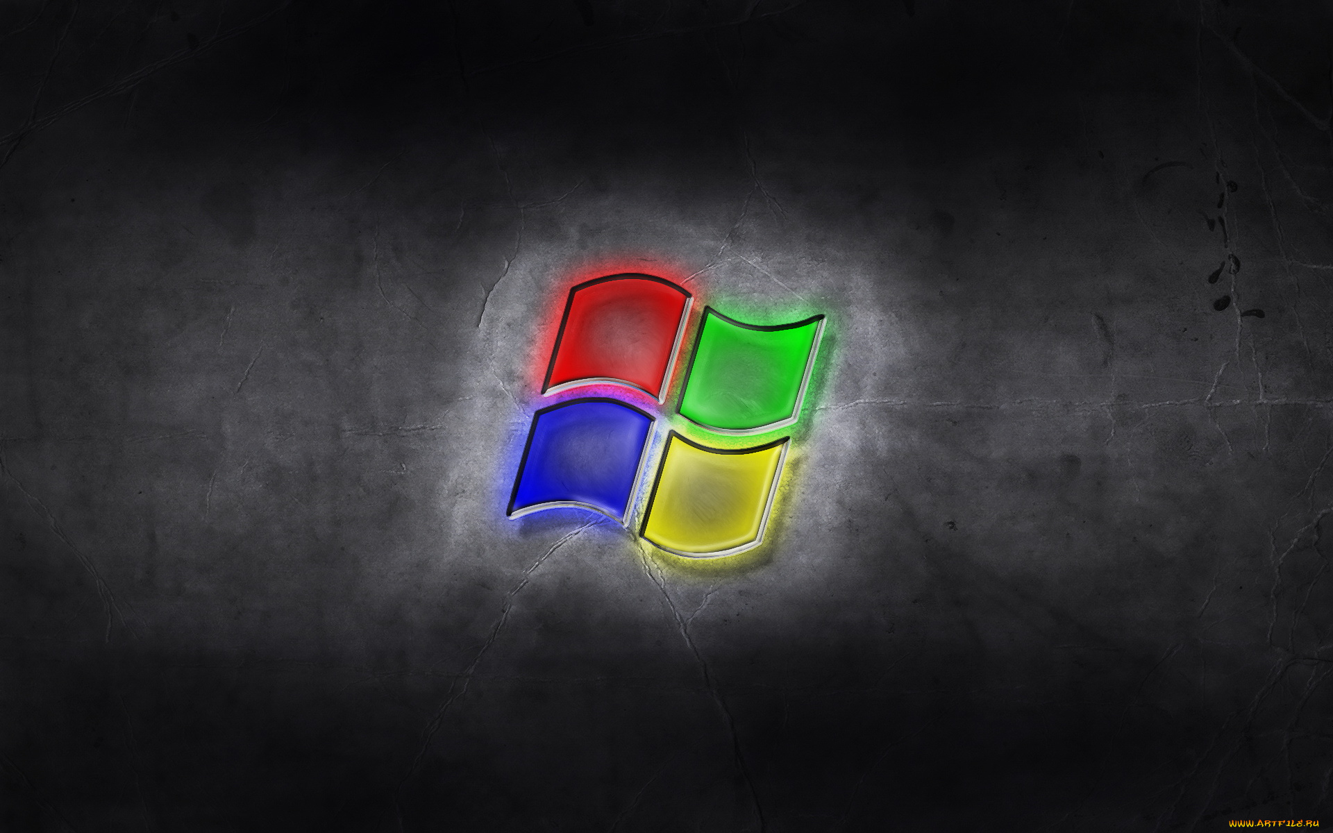 компьютеры, unknown, разное, тёмный, логотип, windows