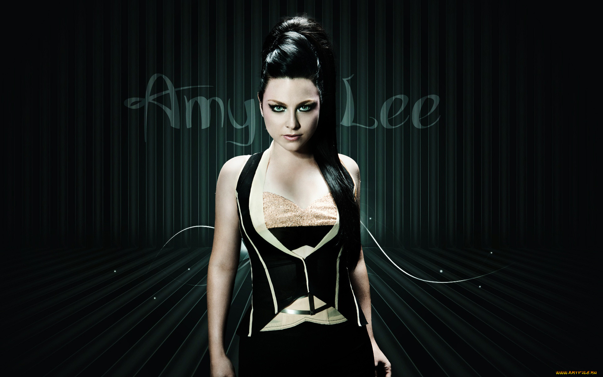 музыка, evanescence, высокая, прическа, amy, lee