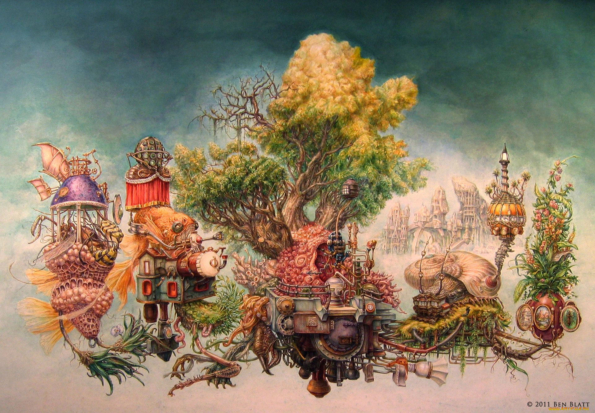 ben, blatt, фэнтези, иные, миры, времена, сюрреализм