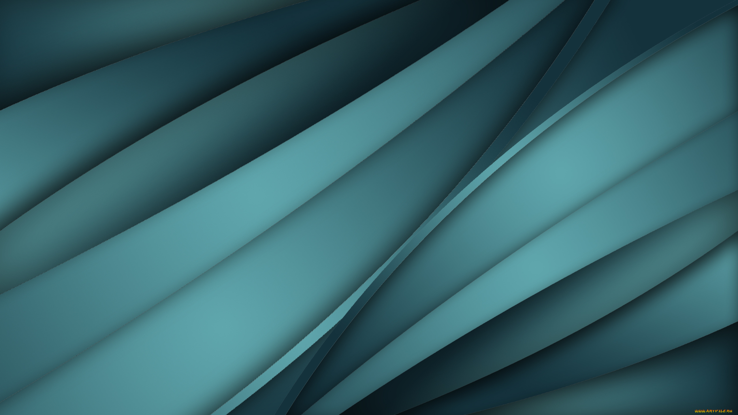 3д, графика, abstract, абстракции, синий, линии, волны