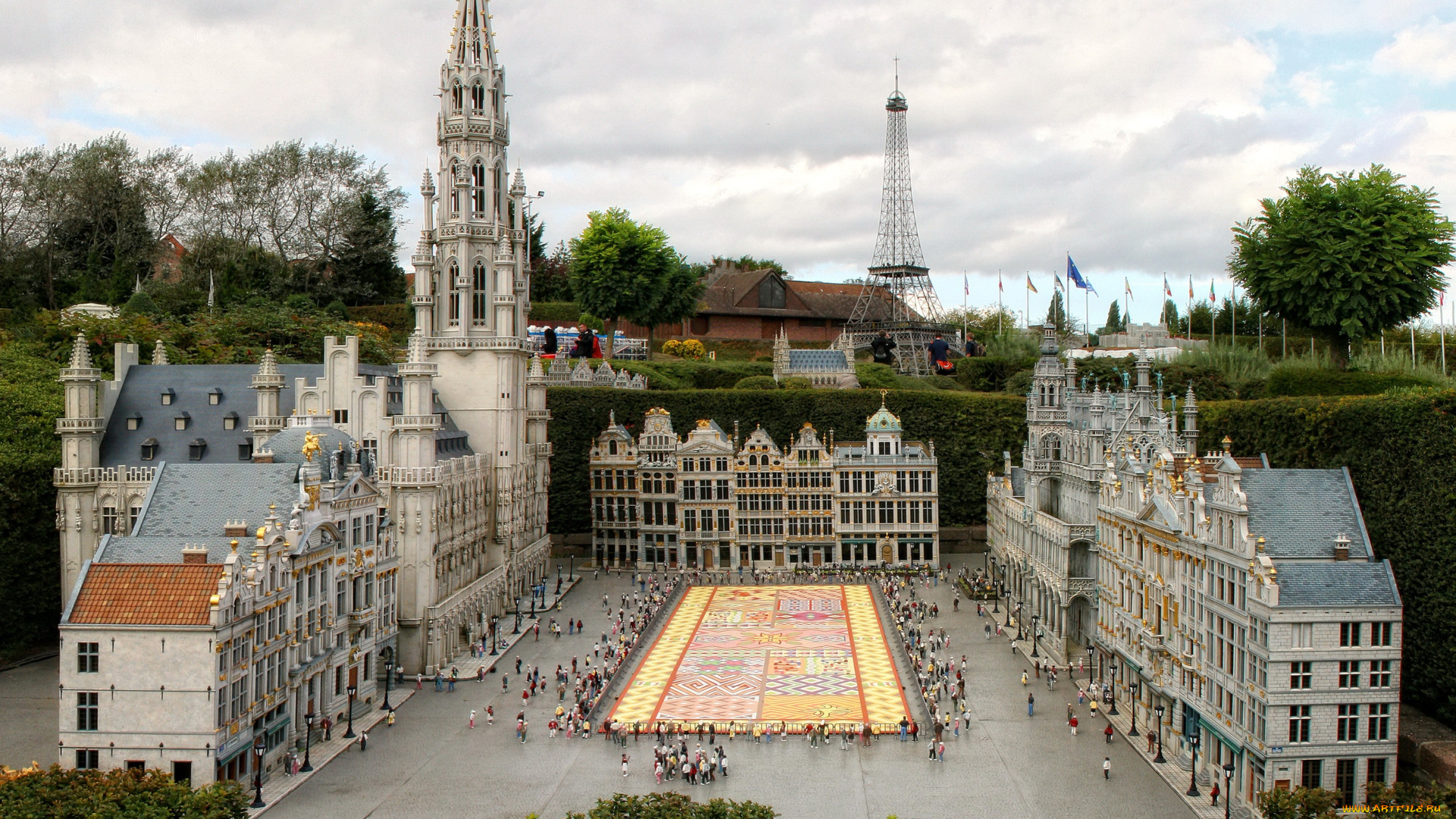 бельгия, брюссель, парк, мини, европа, brussels, square, города