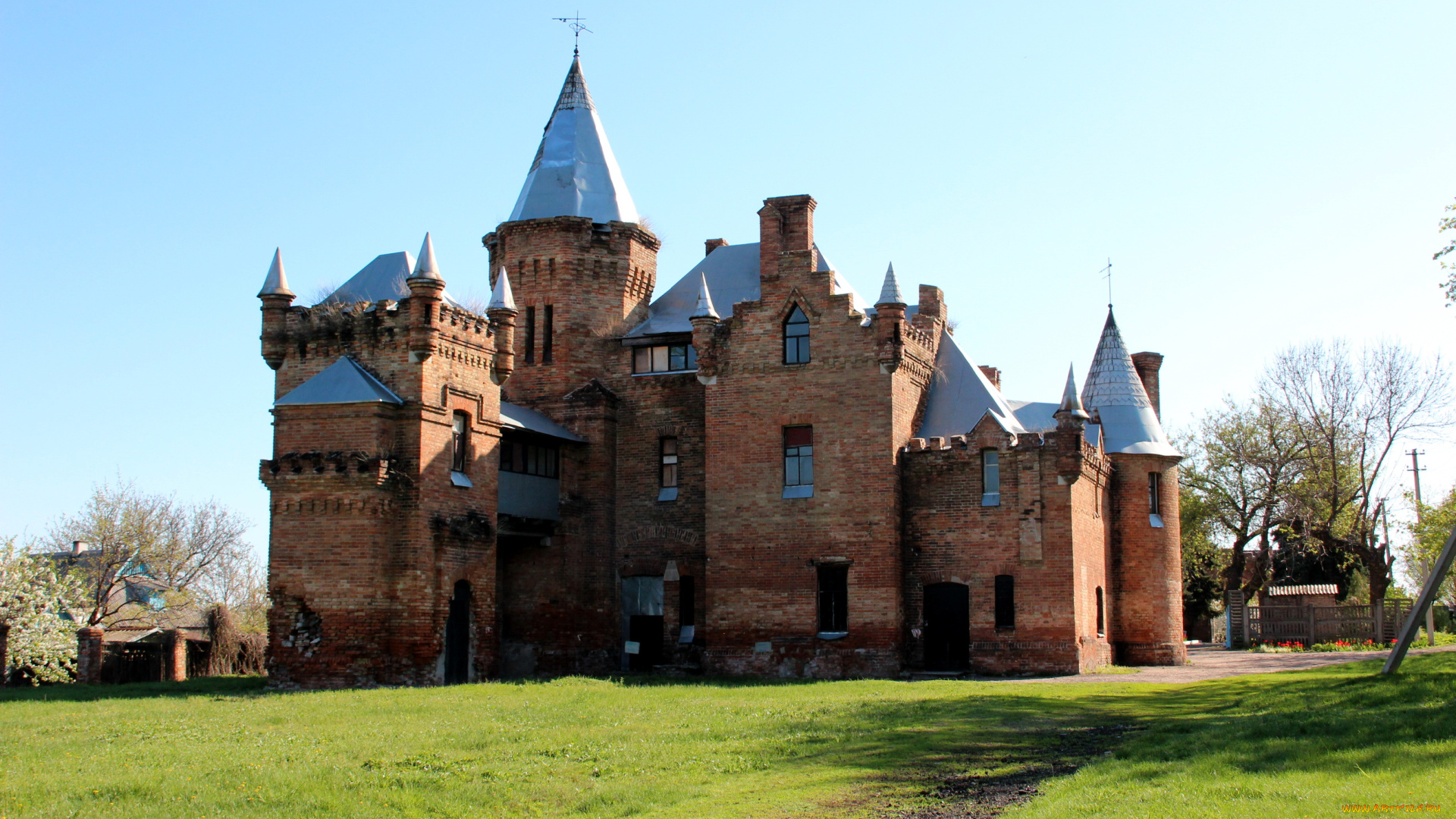ukraine, vasylivka, popov, castle, города, дворцы, замки, крепости, украина, запорожье, замок