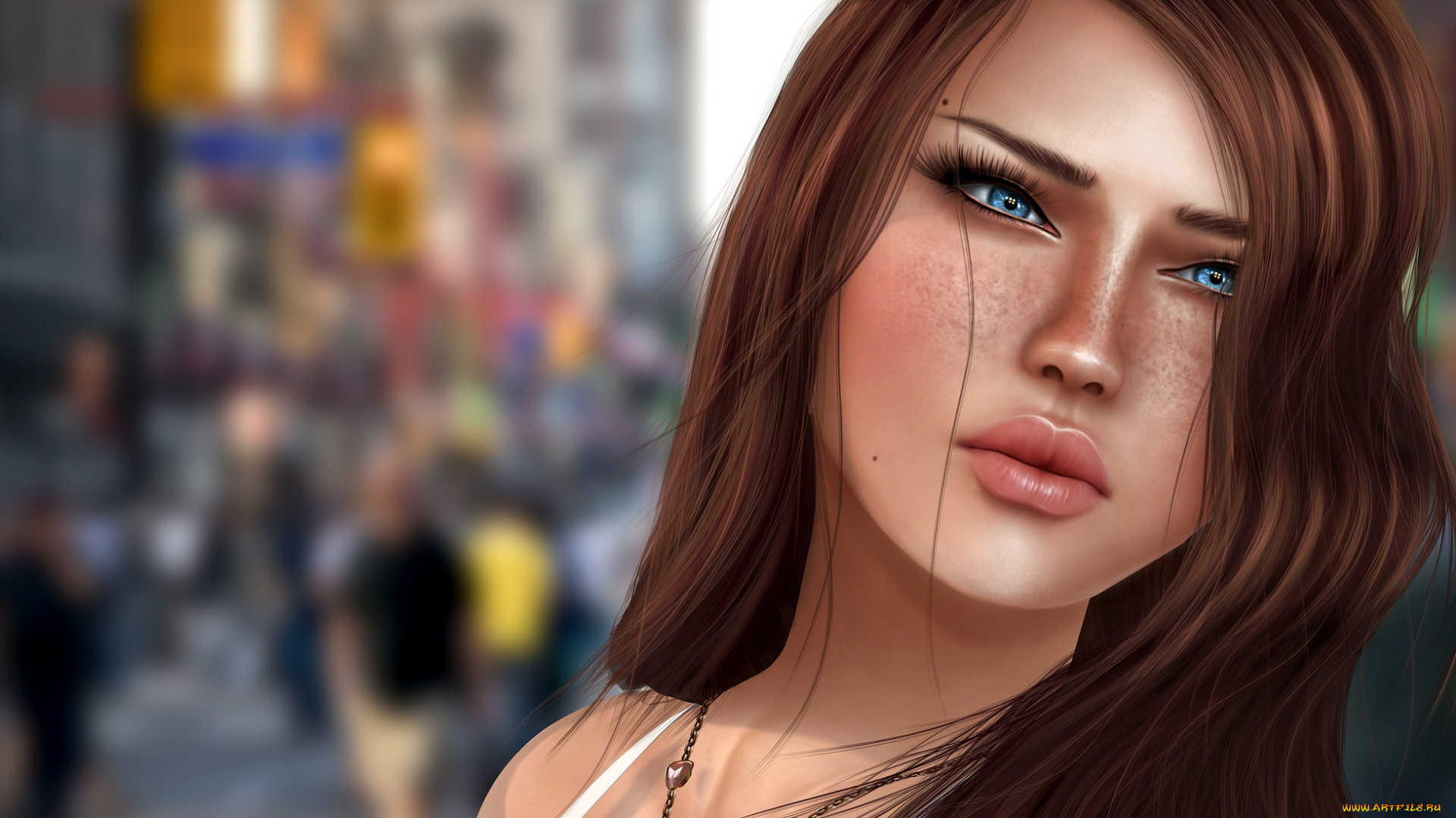 3д, графика, portraits, портрет, лицо