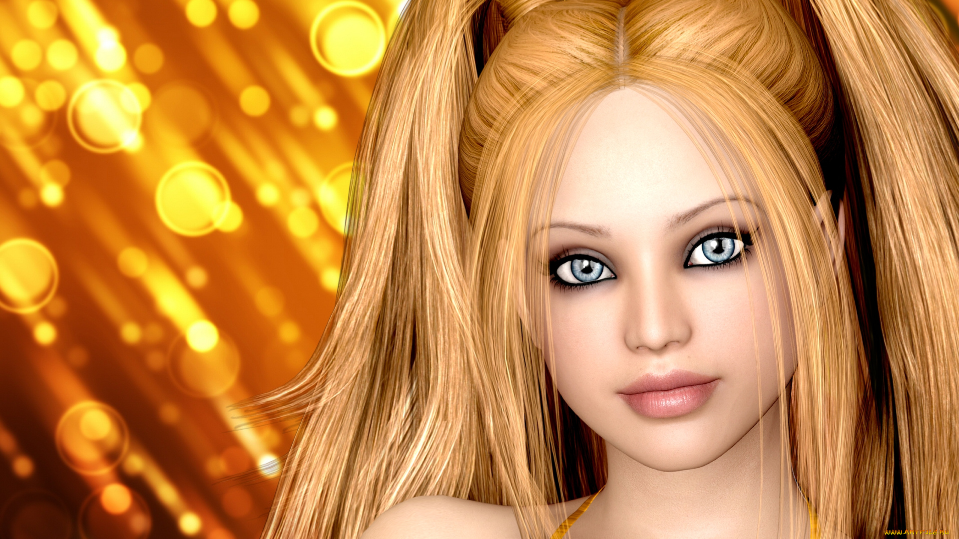 3д, графика, portraits, портрет, лицо, губы, взгляд, глаза