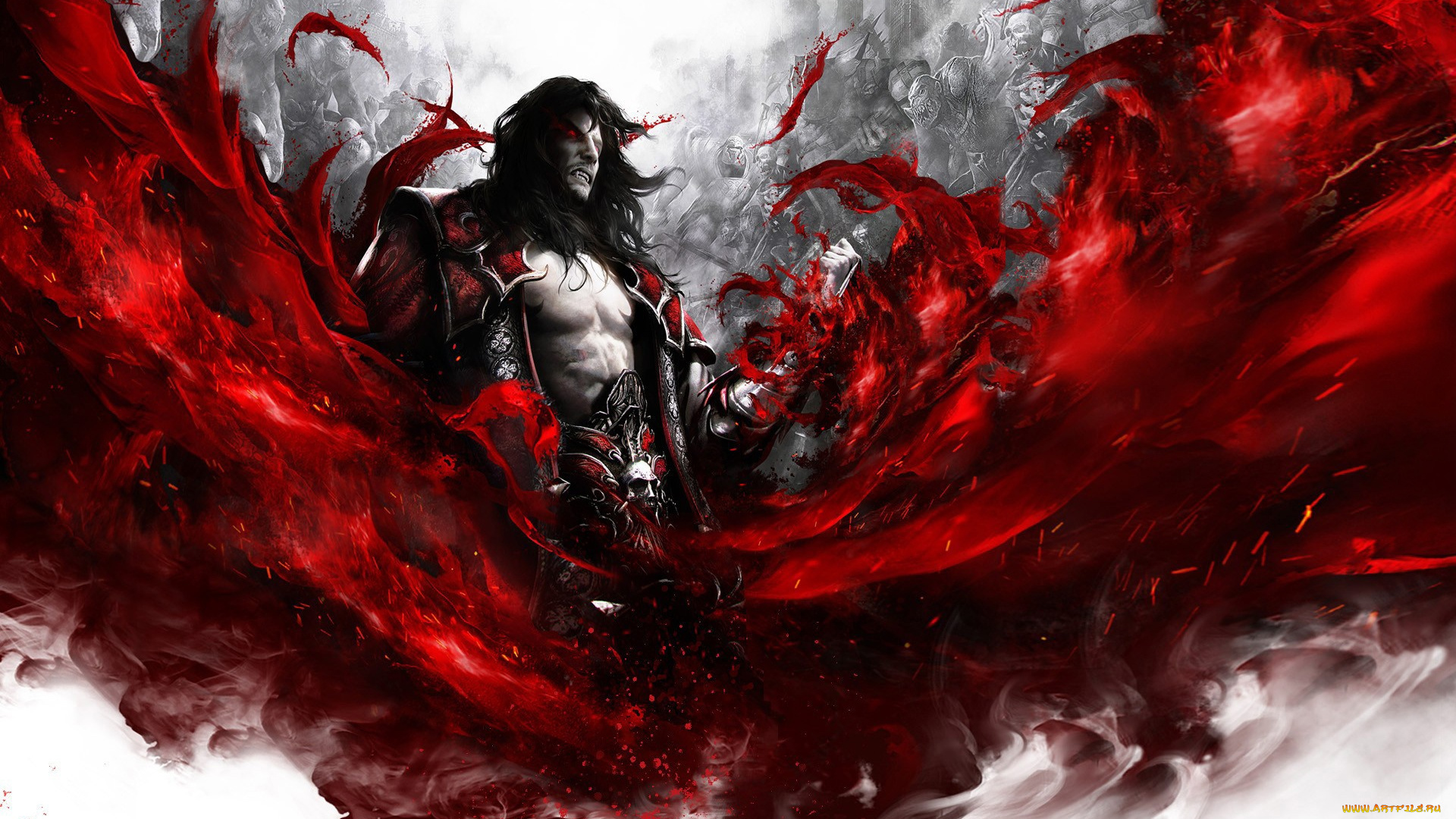 castlevania, lords, of, shadow, видео, игры, воин