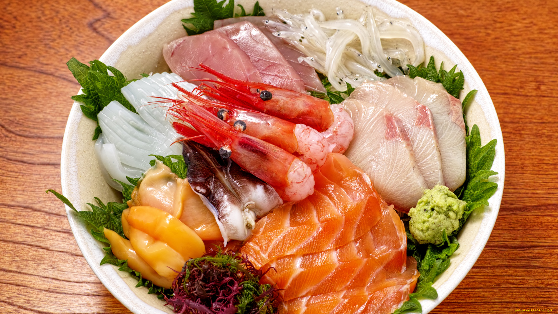 еда, рыба, морепродукты, суши, роллы, креветки, лосось, вассаби