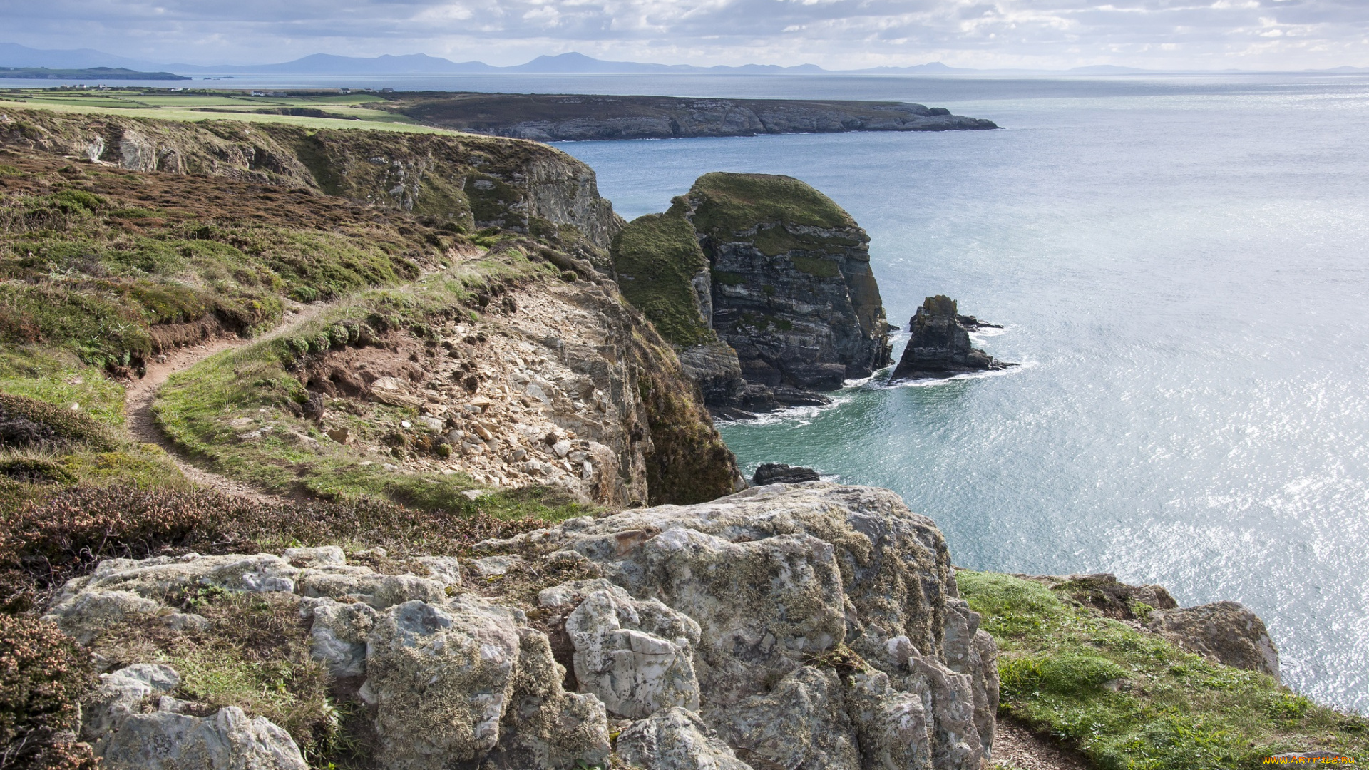 природа, побережье, океан