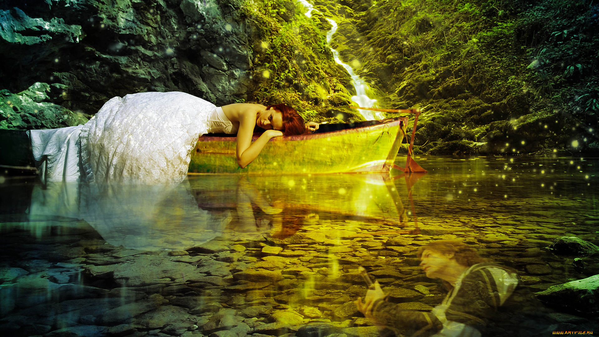 разное, компьютерный, дизайн, вода