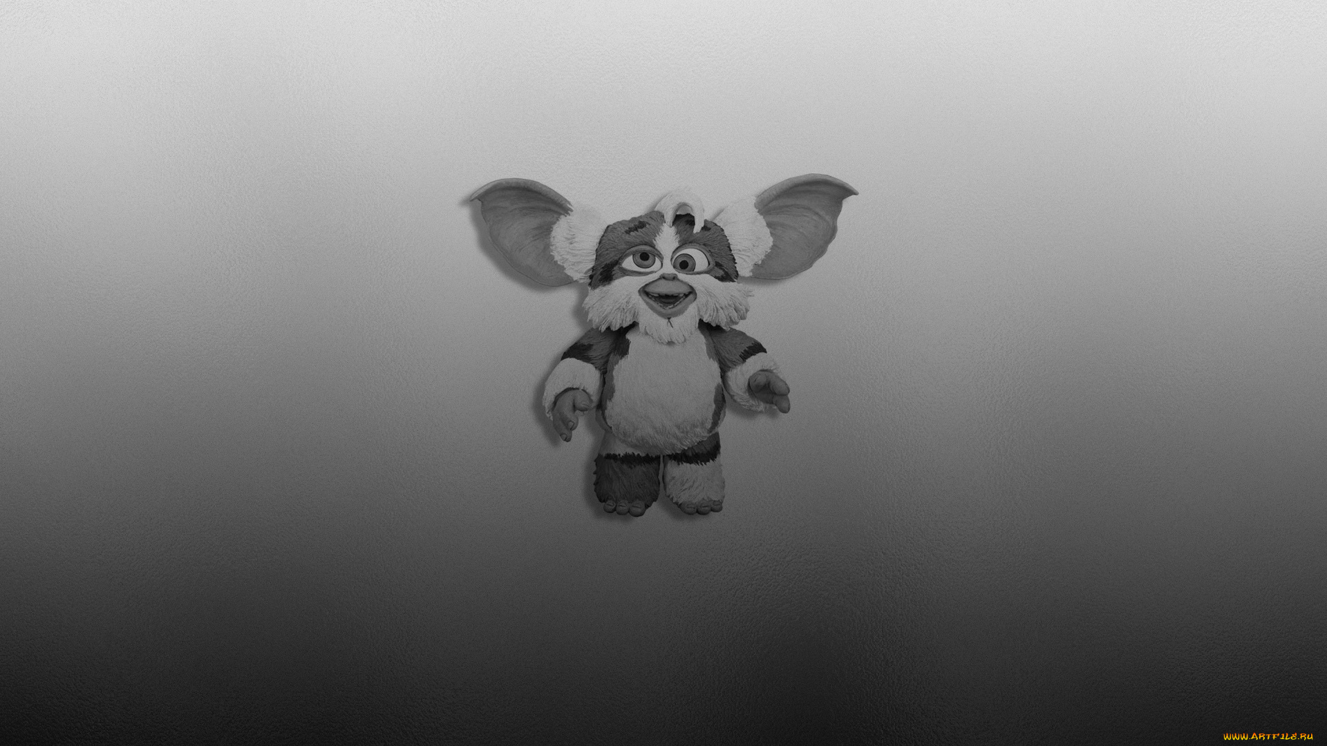 рисованные, минимализм, gremlins, темный, фон, гремлин, улыбка, косые, глаза