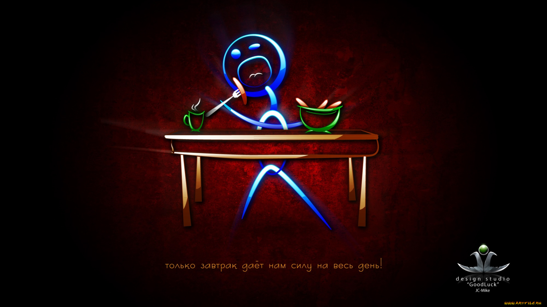 рисованные, минимализм, стол, кофе, человечек