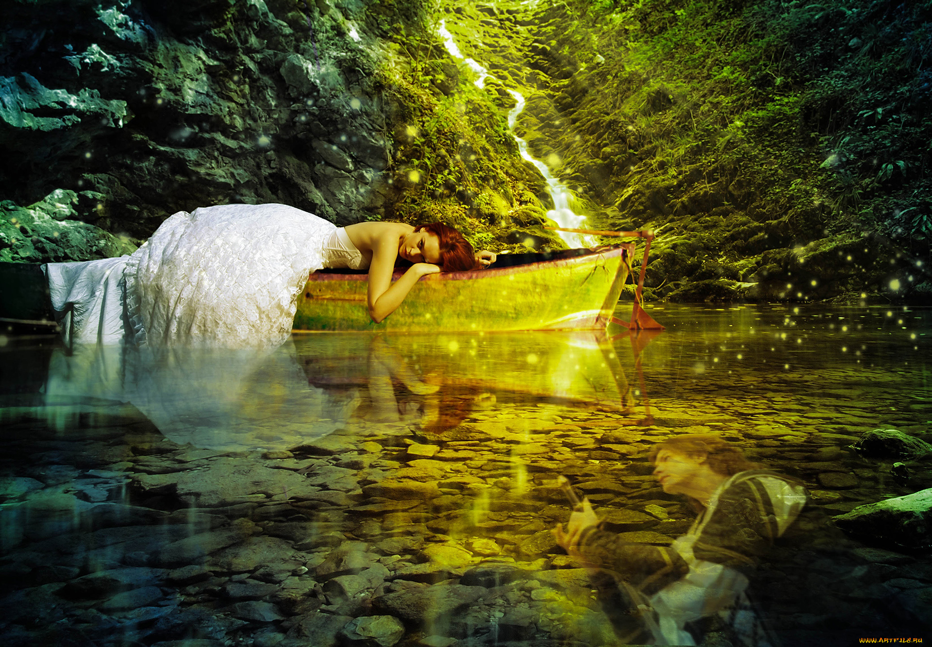 разное, компьютерный, дизайн, вода