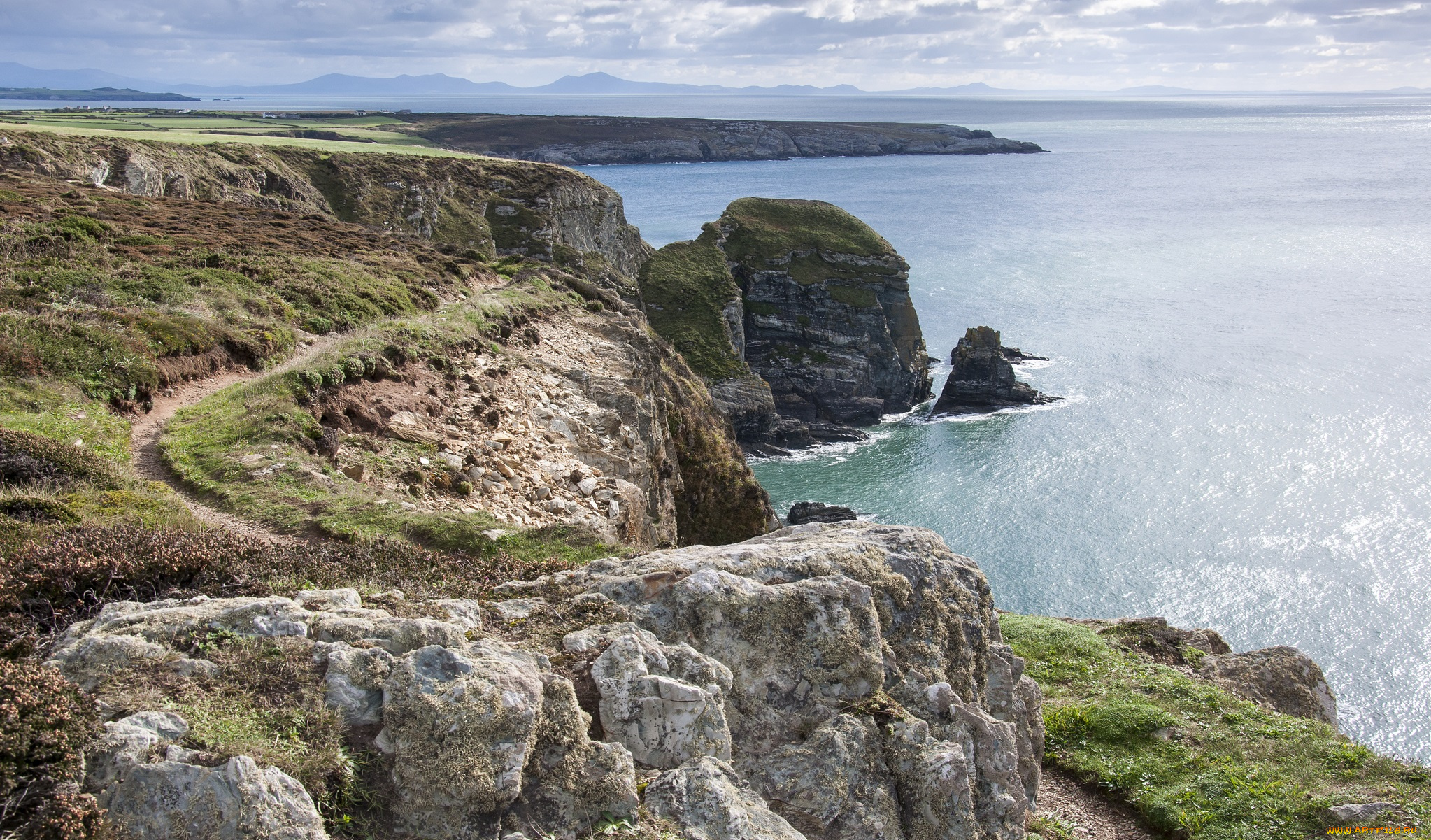 природа, побережье, океан