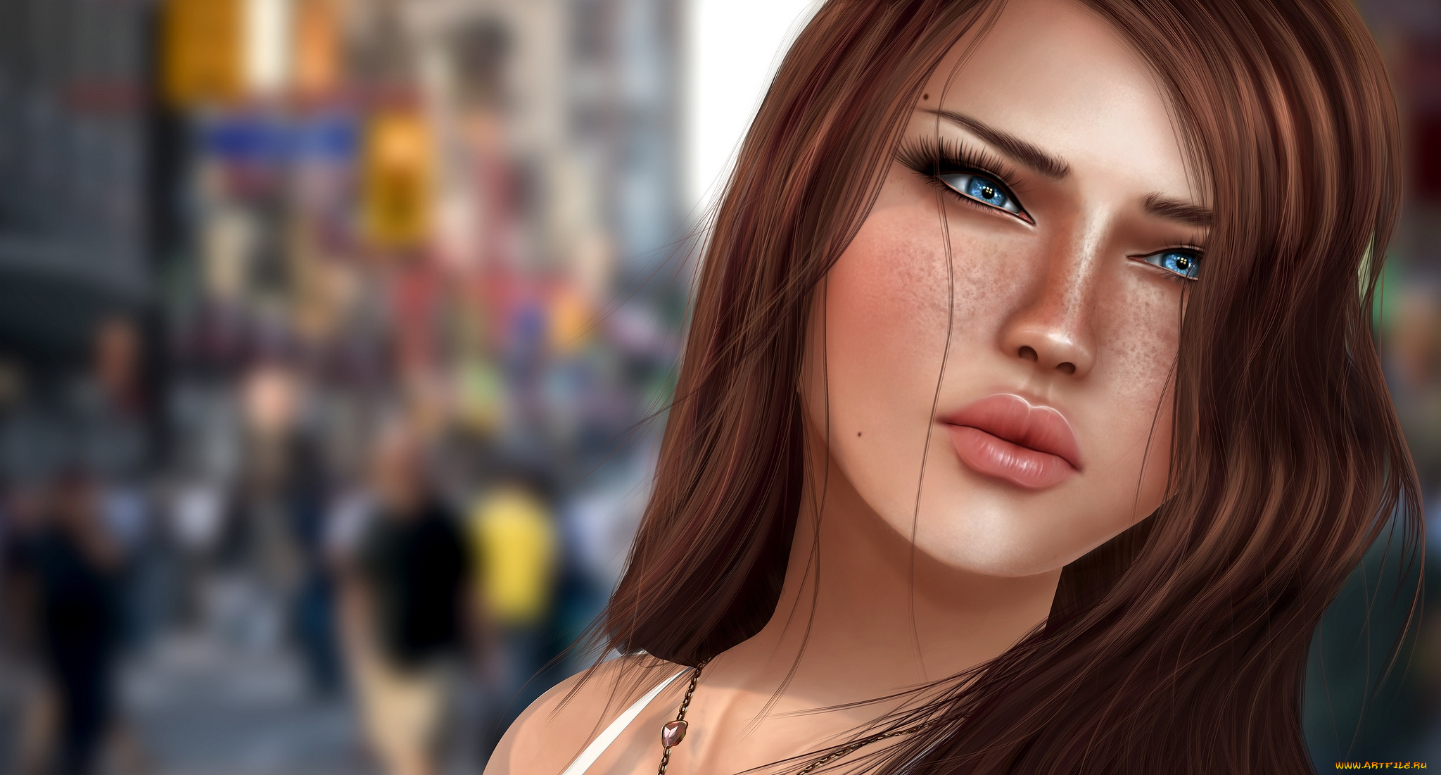 3д, графика, portraits, портрет, лицо