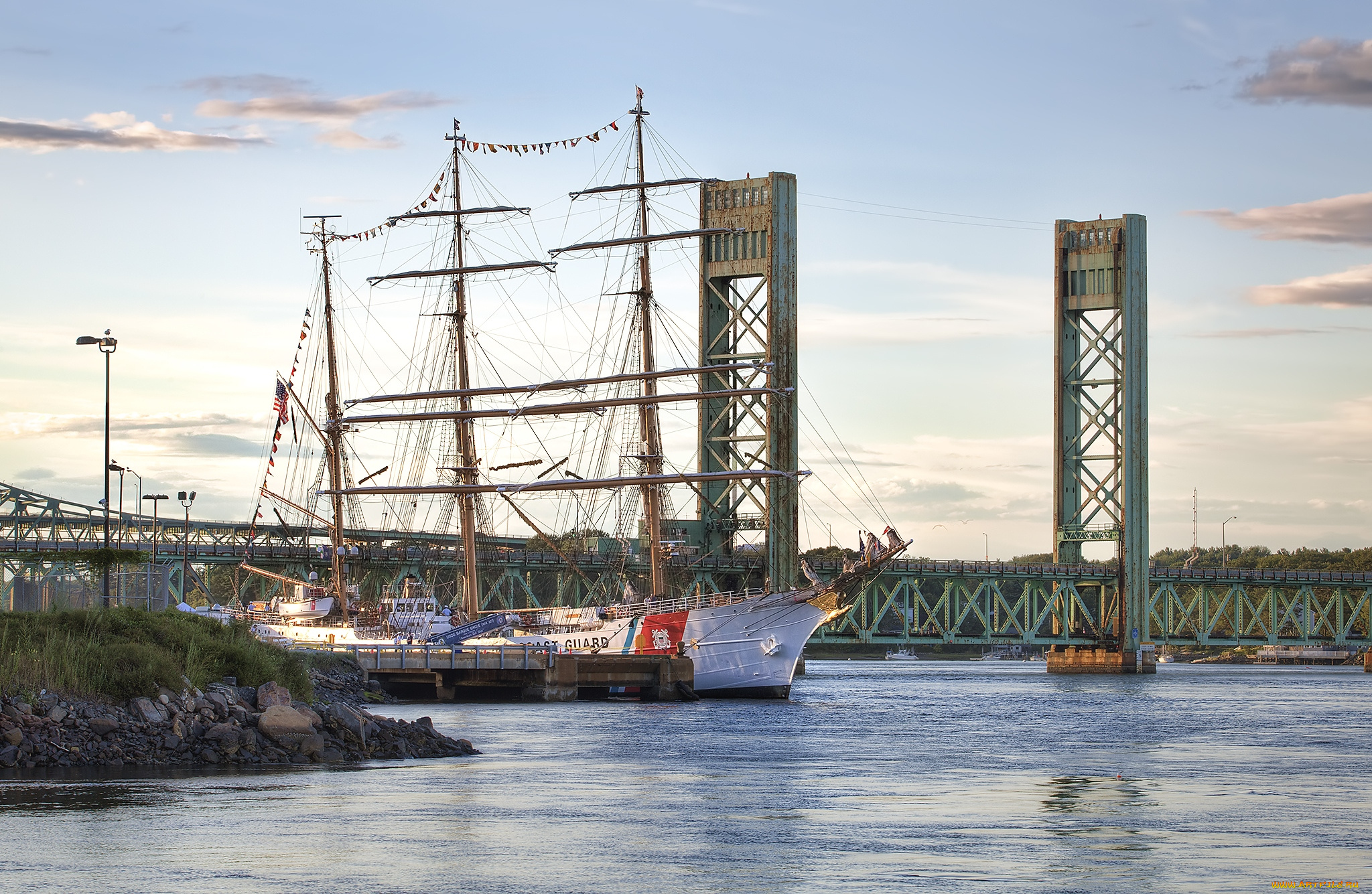 корабли, парусники, мачты