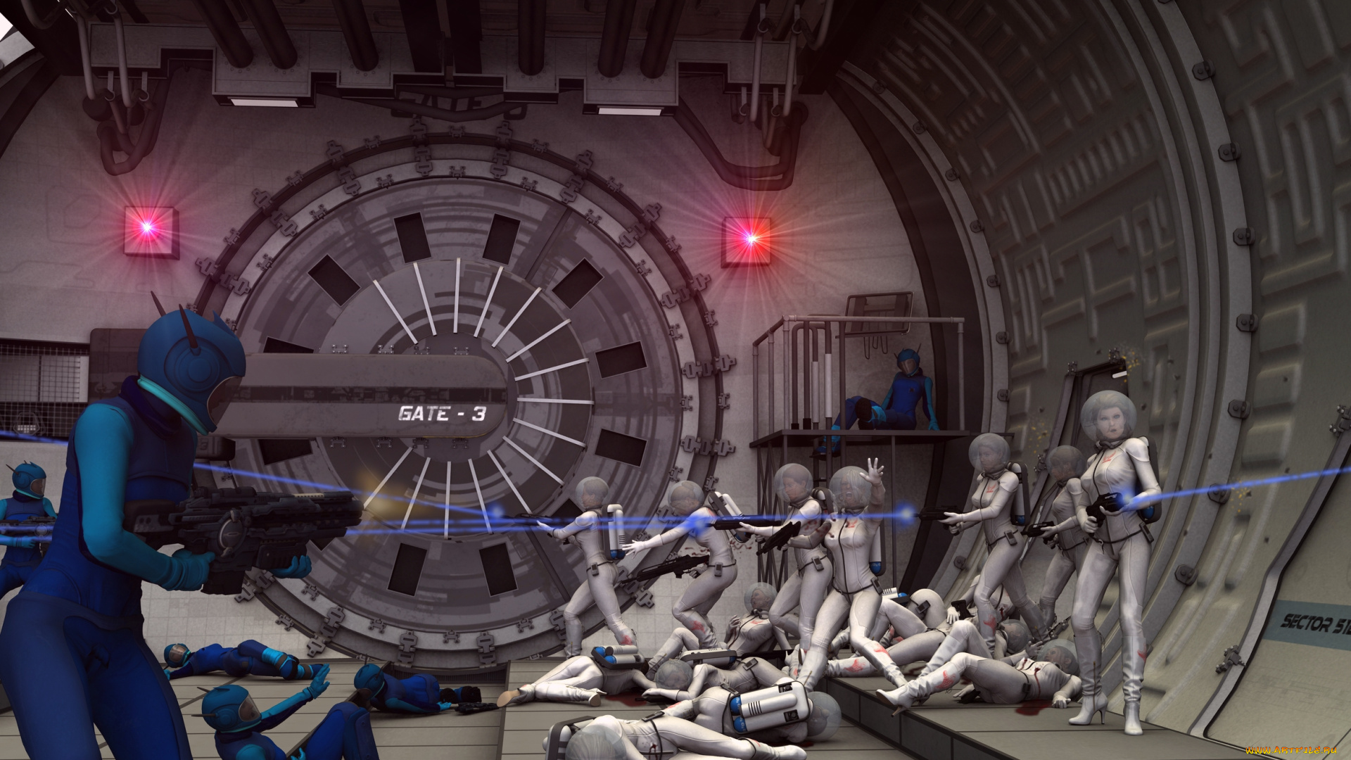 3д, графика, фантазия, , fantasy, бой