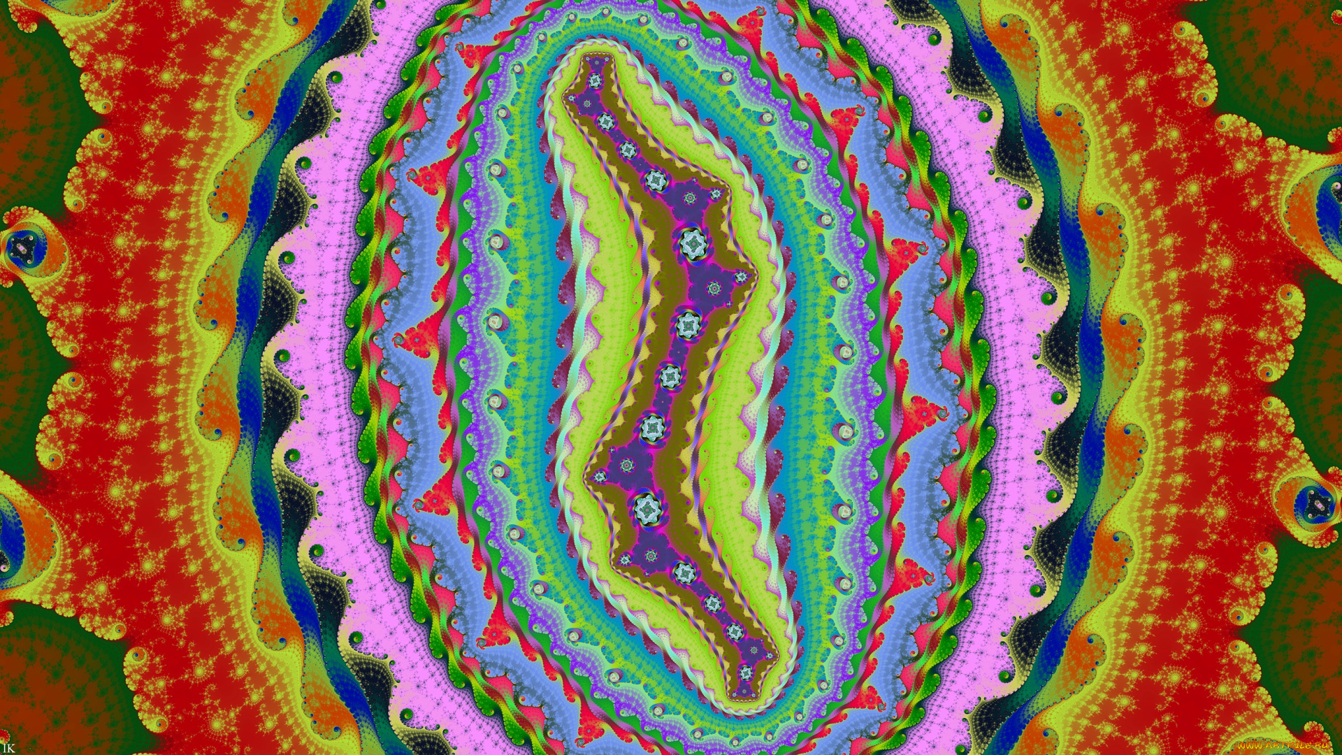 3д, графика, фракталы, , fractal, узор, фон, цвета