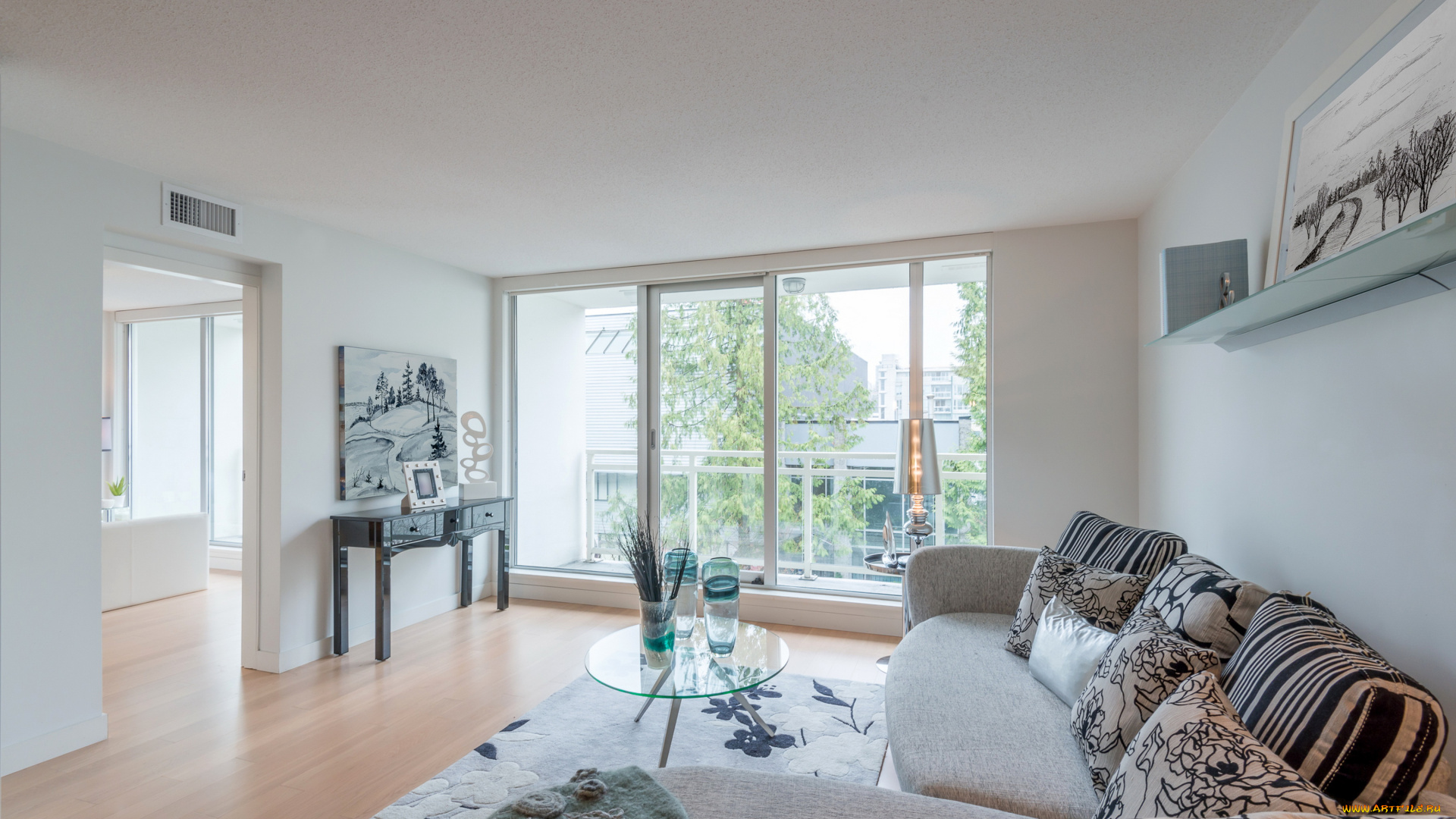 интерьер, гостиная, дизайн, диван