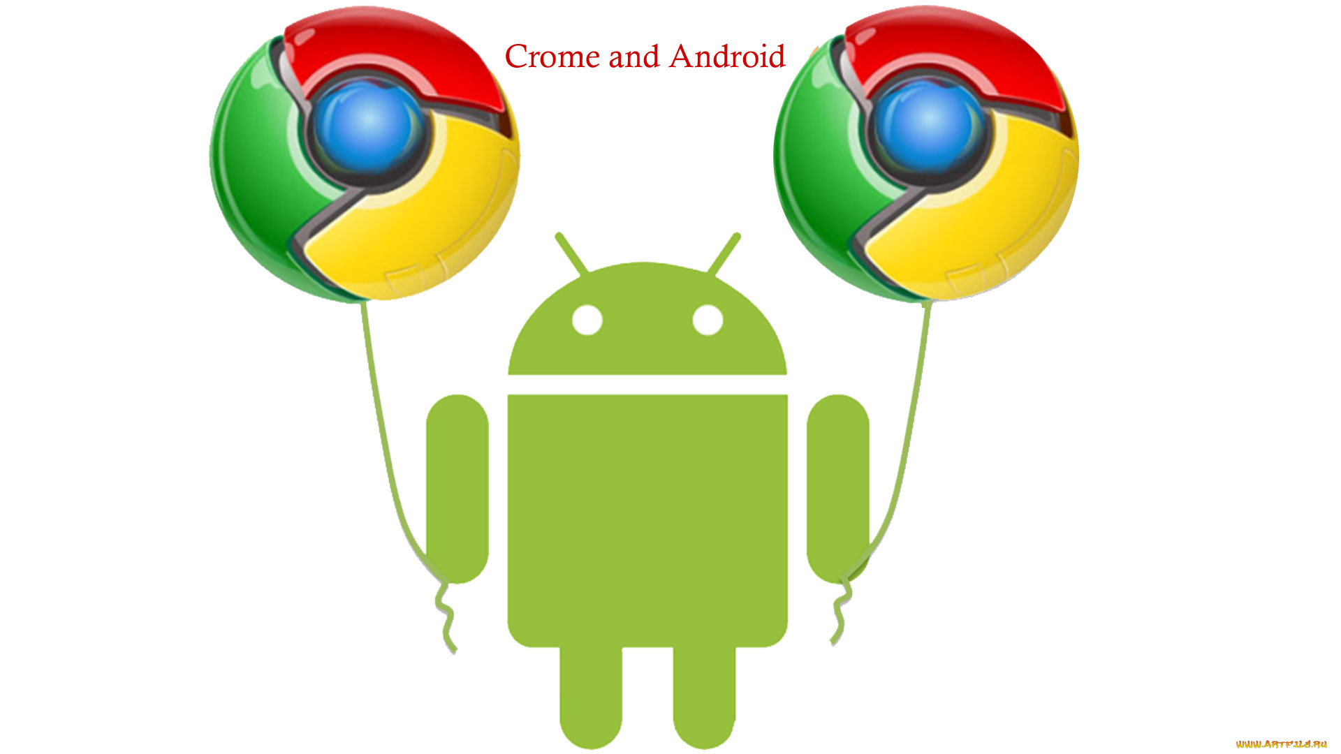 компьютеры, android, фон, логотип