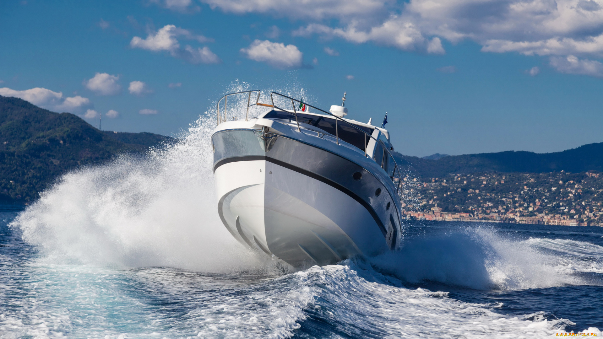 корабли, Яхты, яхта, волны, море