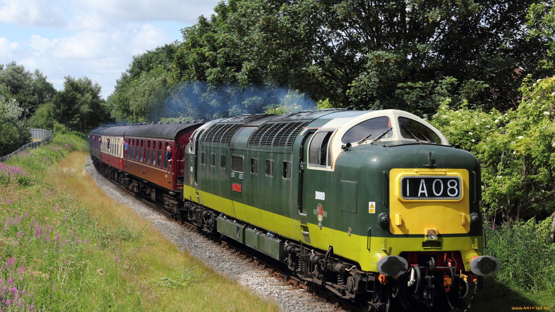 техника, поезда, локомотив, дорога, железная, состав