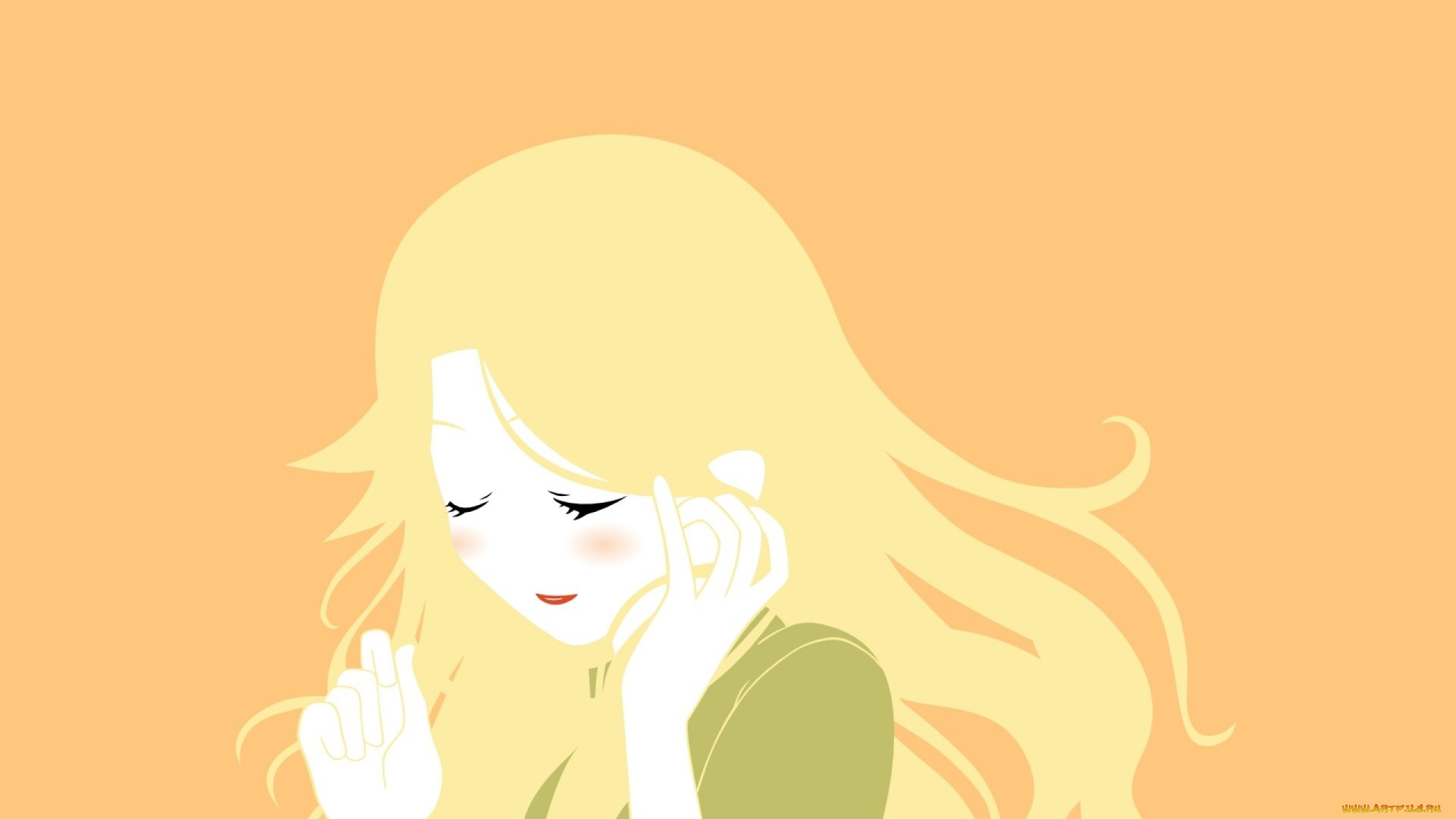 векторная, графика, девушки, фон, взгляд, девушка