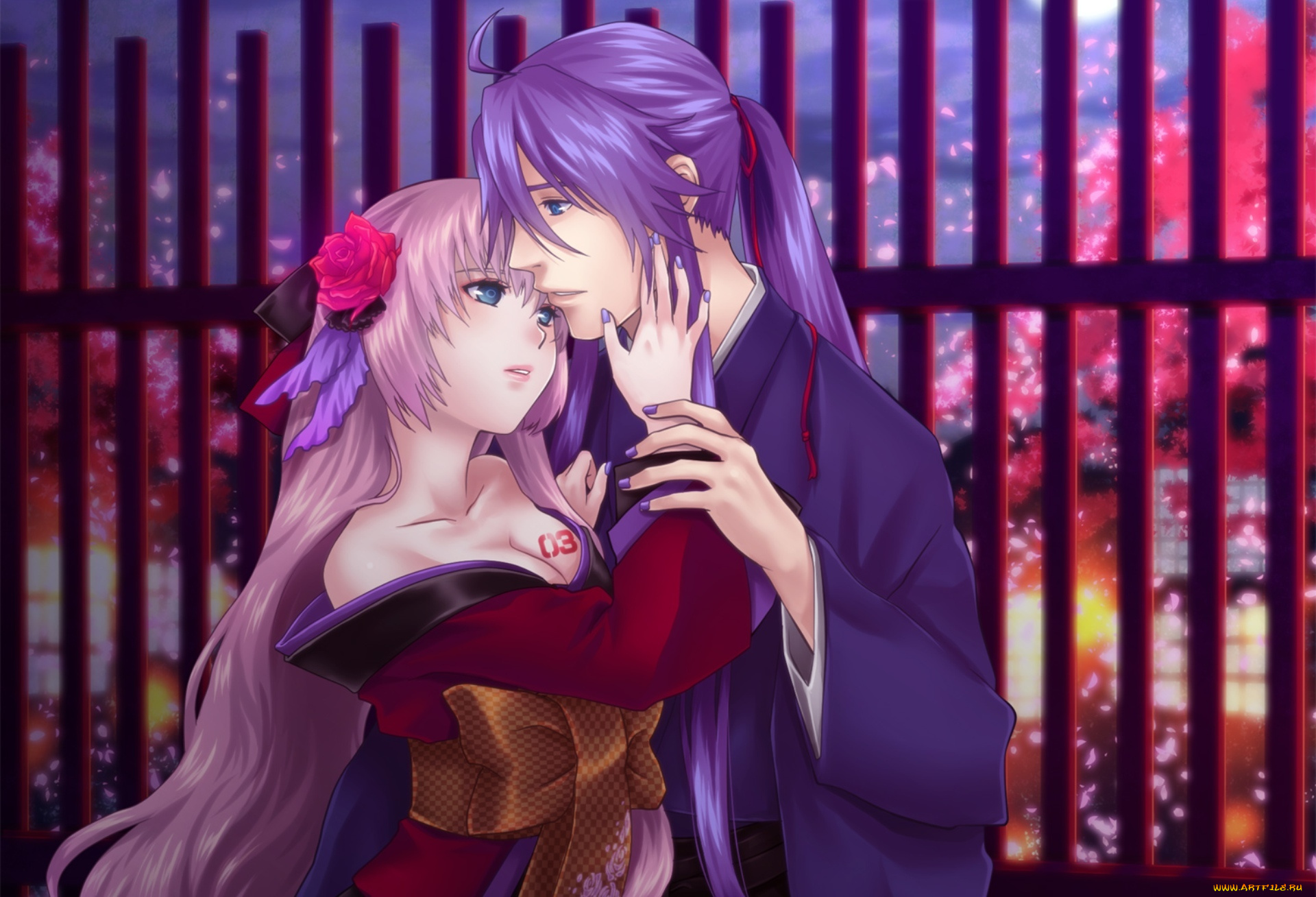 аниме, vocaloid, kamui, gakupo, megurine, luka