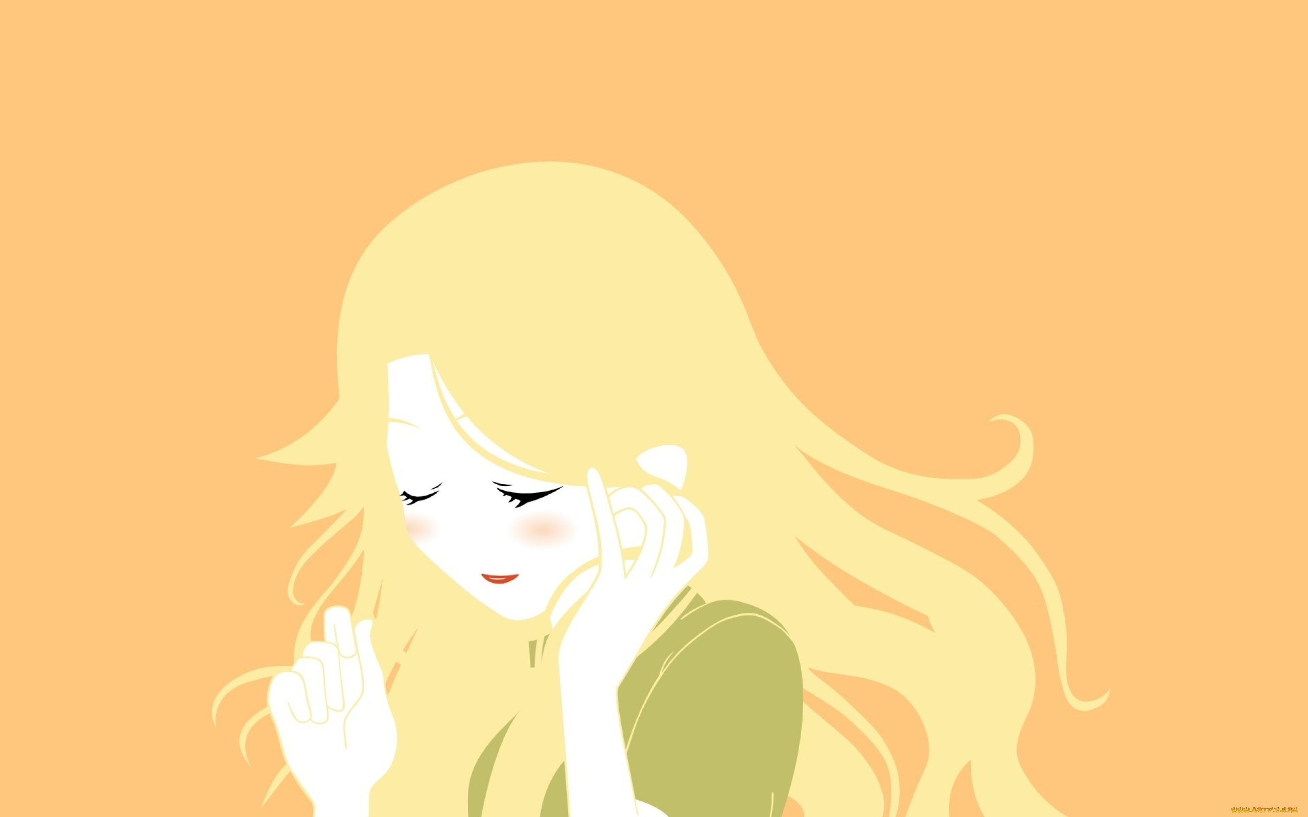 векторная, графика, девушки, фон, взгляд, девушка