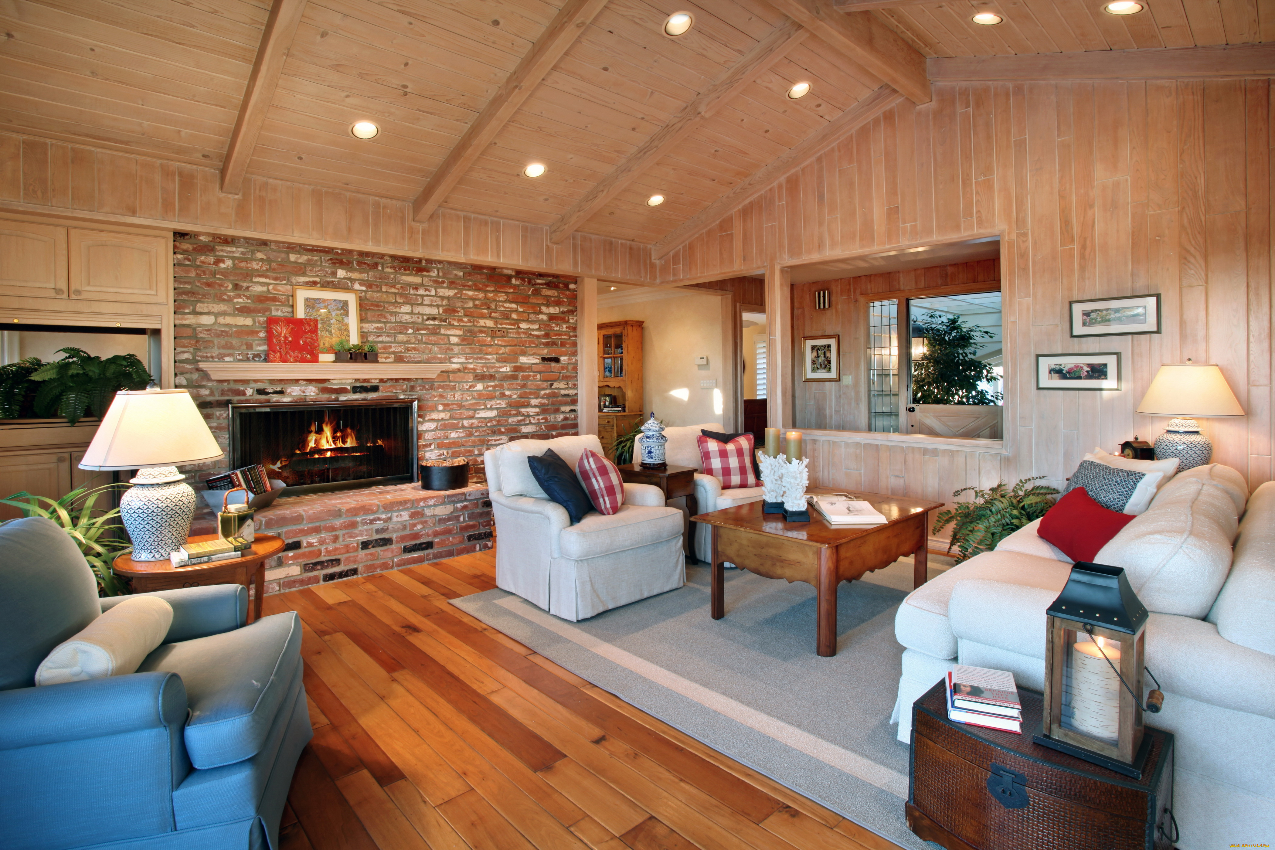 интерьер, гостиная, диван, дизайн, мебель, камин