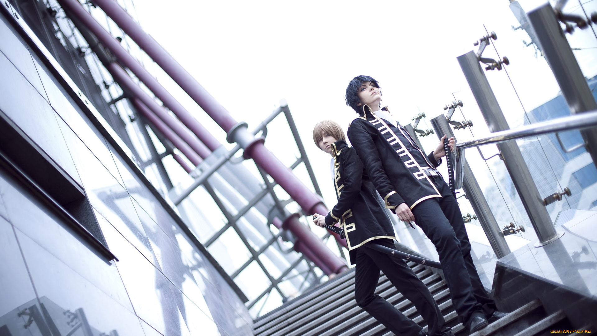 разное, cosplay, , косплей, арт, парни, аниме, гинтама