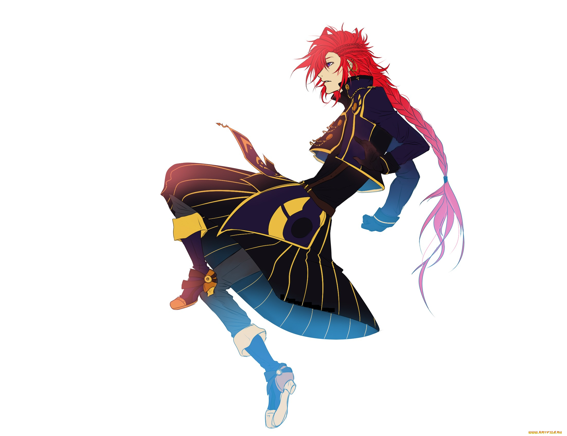 разное, арты, рыжий, парень, арт, фон