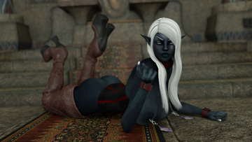 Картинка 3д+графика эльфы+ elves эльфийка фон взгляд