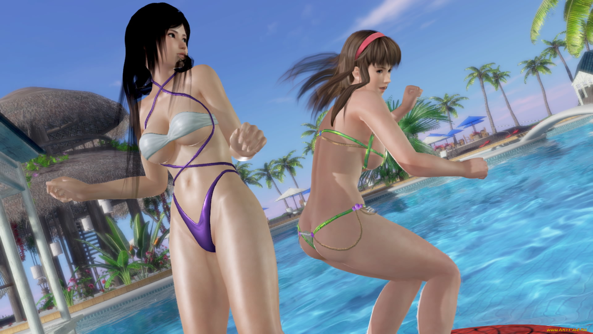 3д, графика, люди, , people, девушки, взгляд, фон