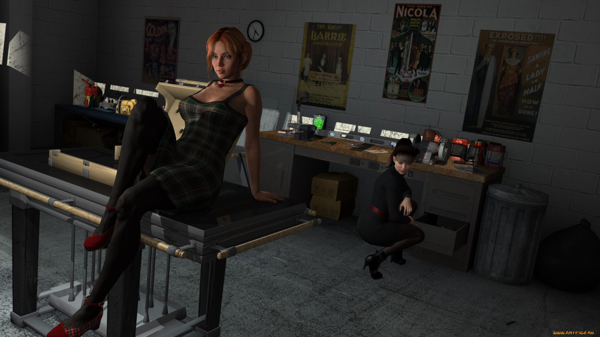 3д, графика, люди, , people, взгляд, девушка, фон