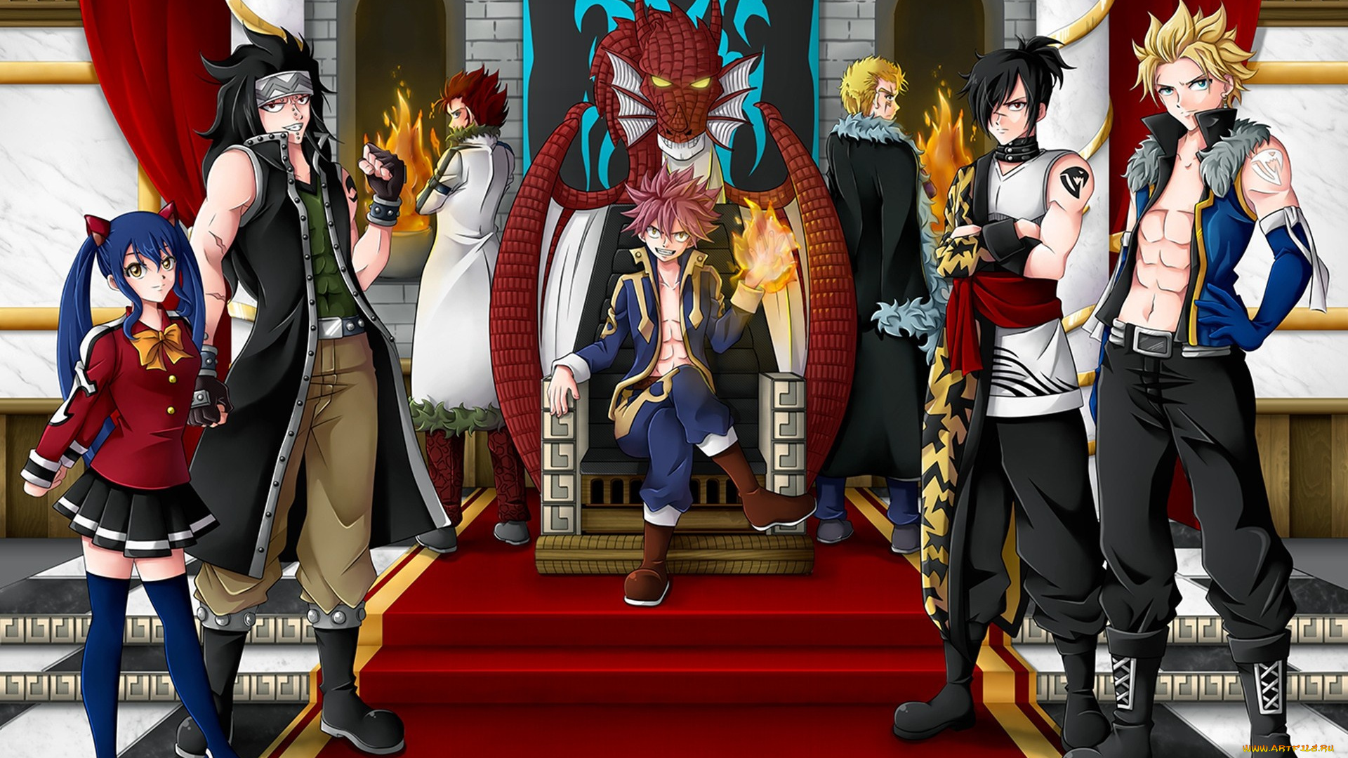 аниме, fairy, tail, fairy, tail