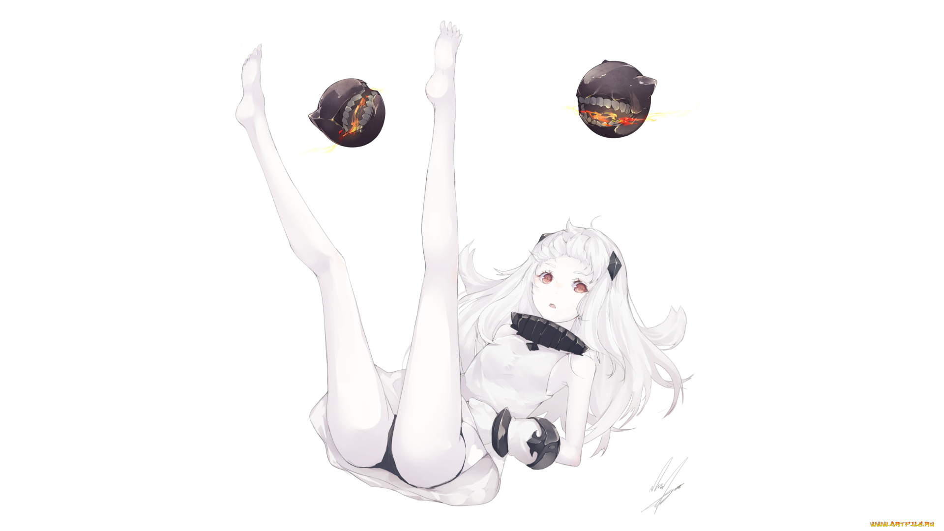 аниме, kantai, collection, northern, ocean, hime