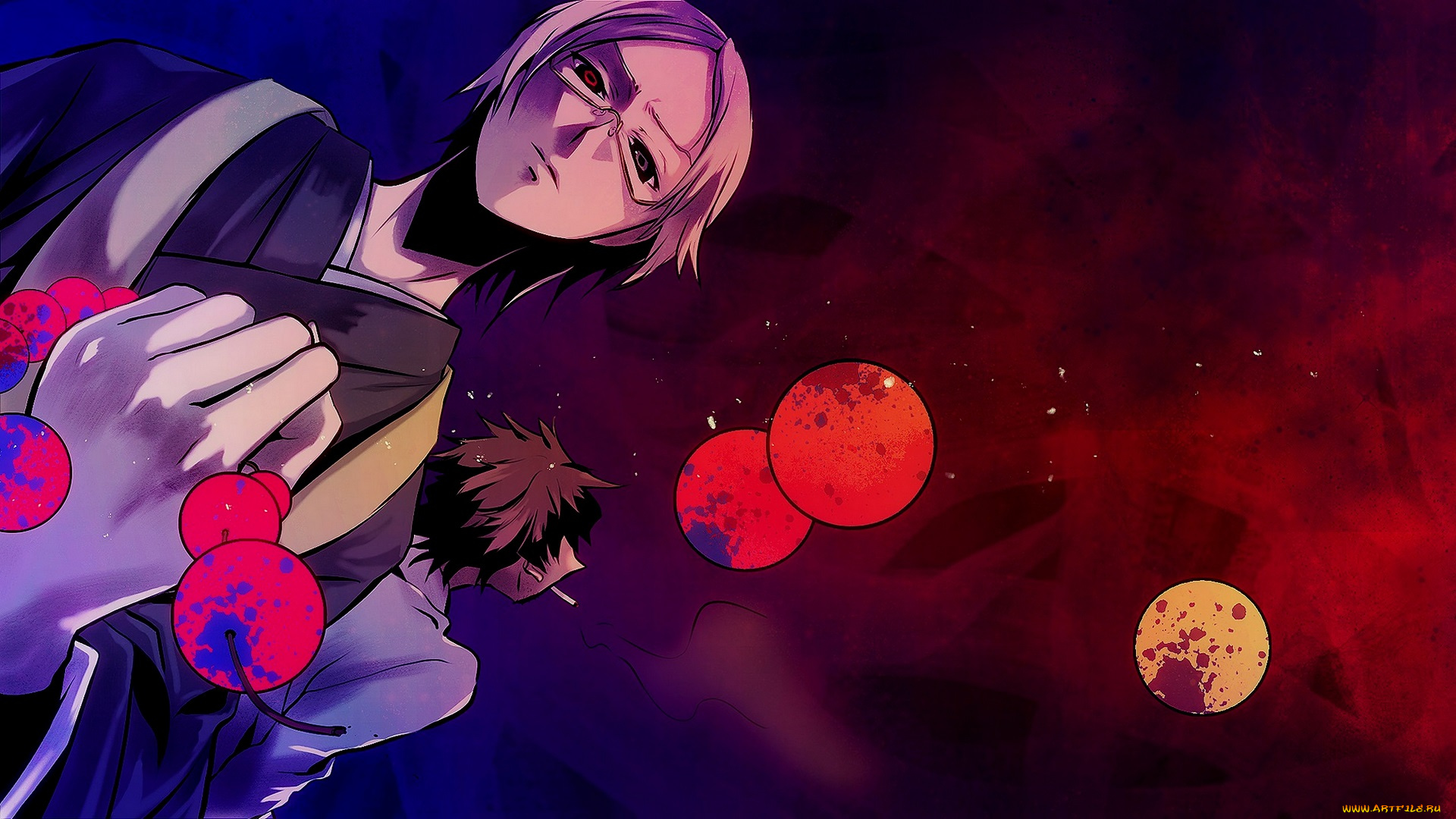 аниме, shiki, ночь