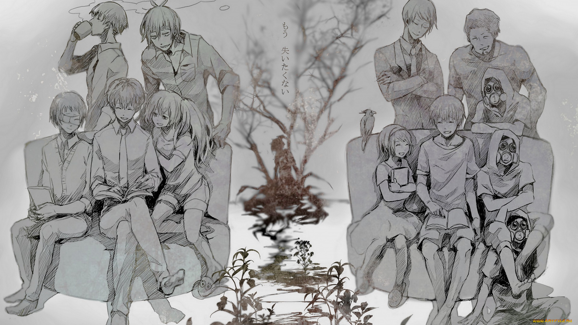 аниме, tokyo, ghoul, персонажи