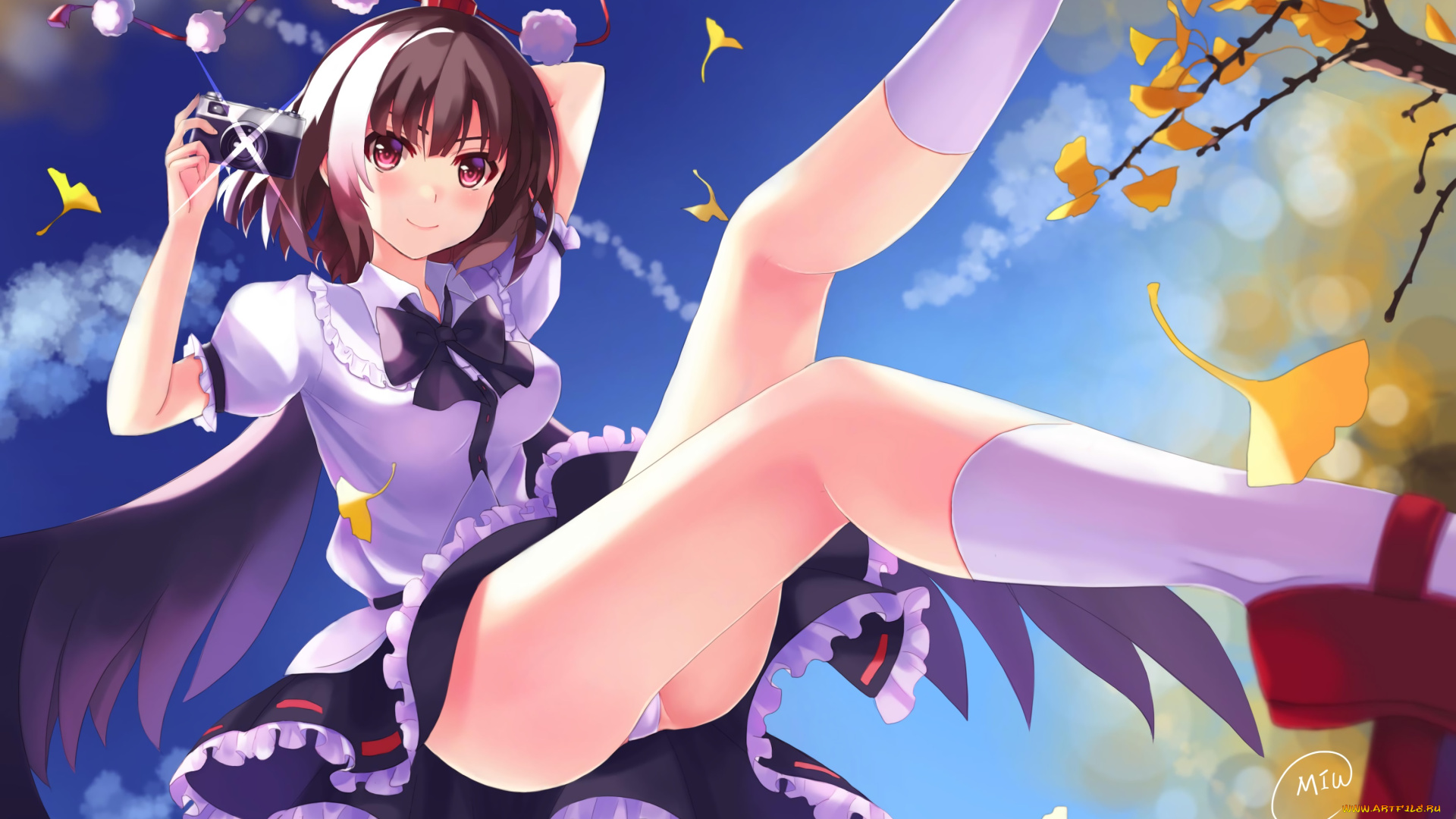 аниме, touhou, shameimaru, aya