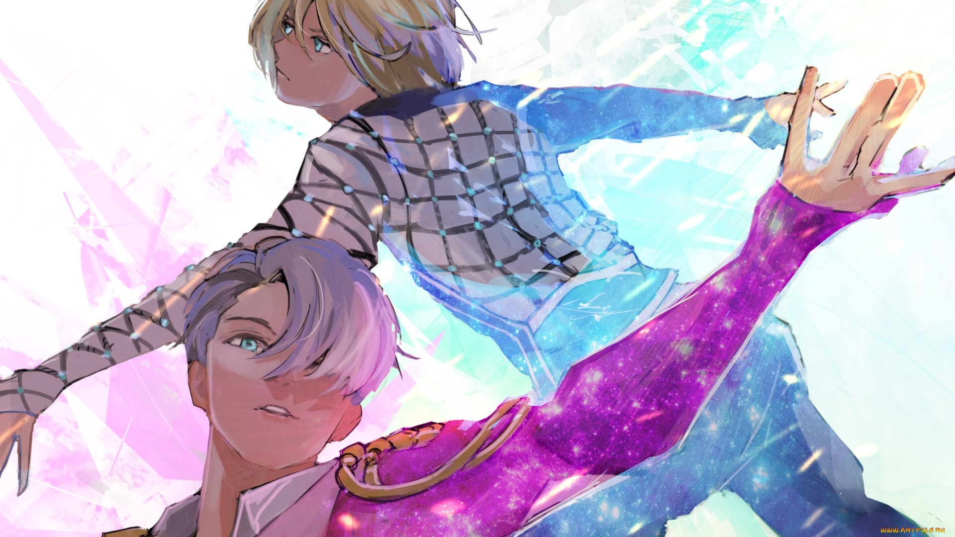 аниме, yuri, on, ice, парни, персонажи