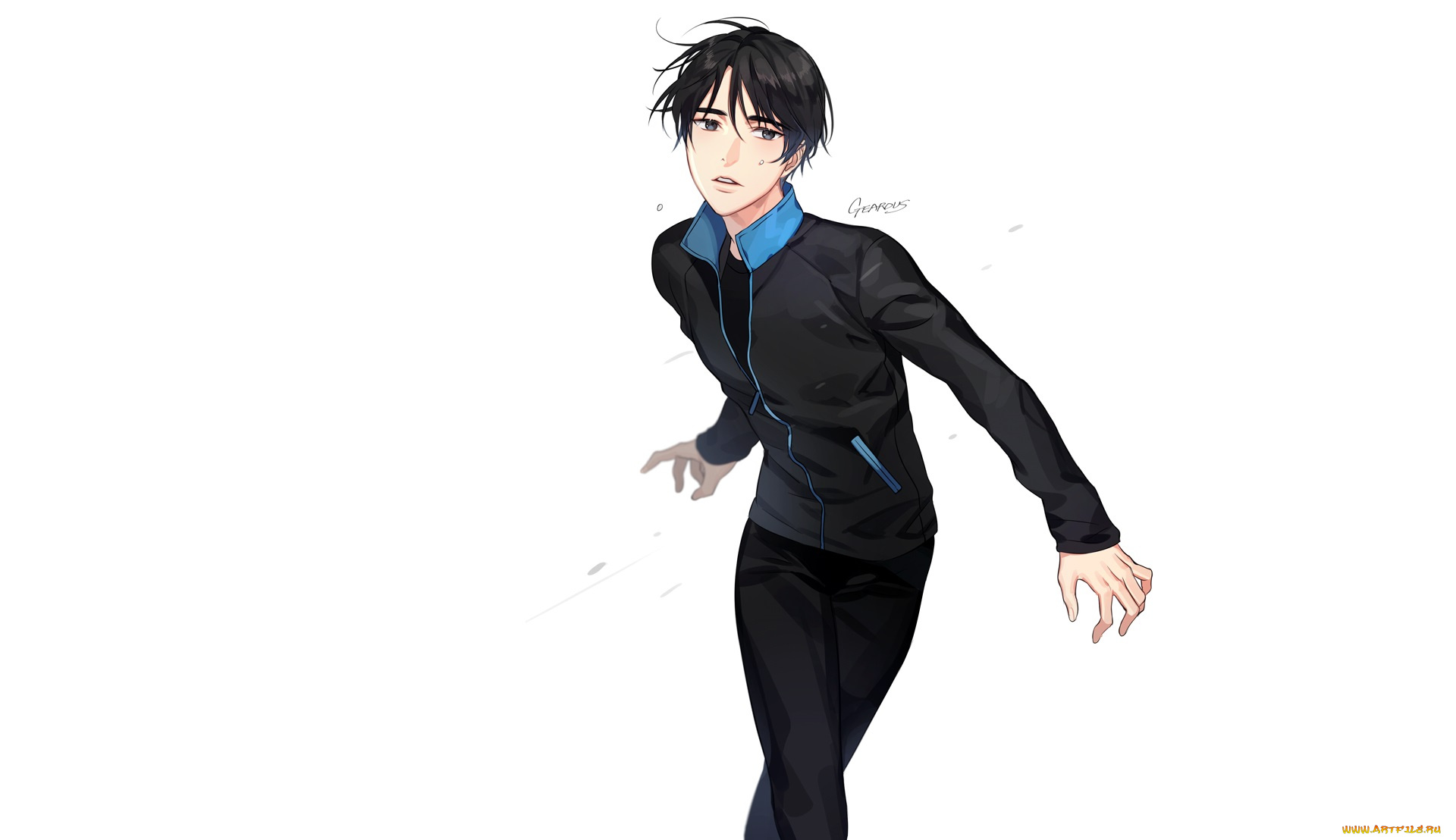 аниме, yuri, on, ice, lee, seung-gil