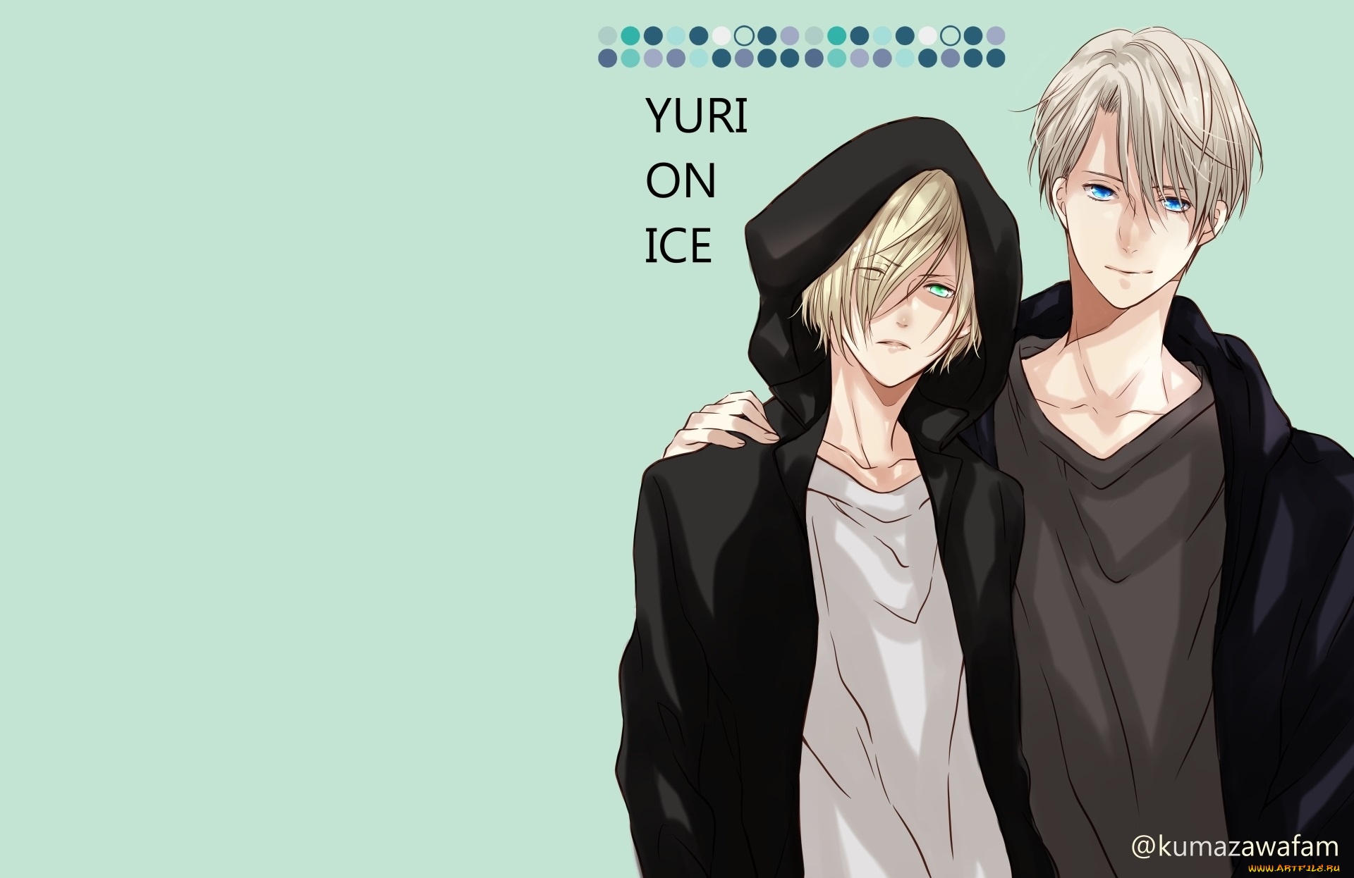 аниме, yuri, on, ice, парни, персонажи