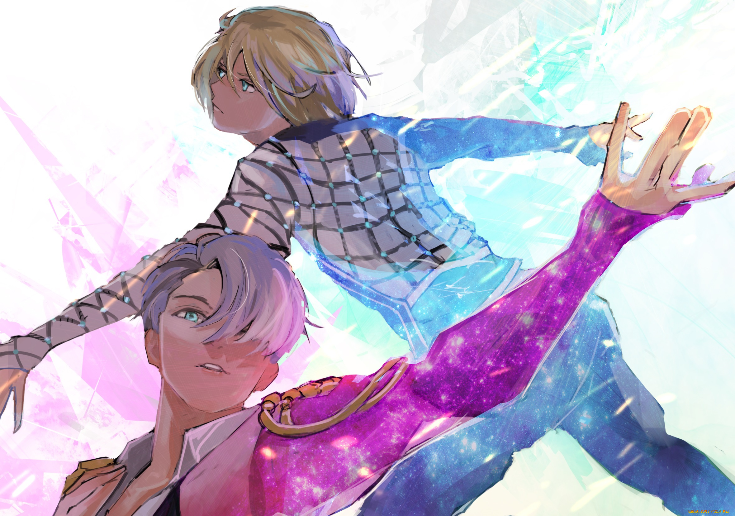 аниме, yuri, on, ice, парни, персонажи
