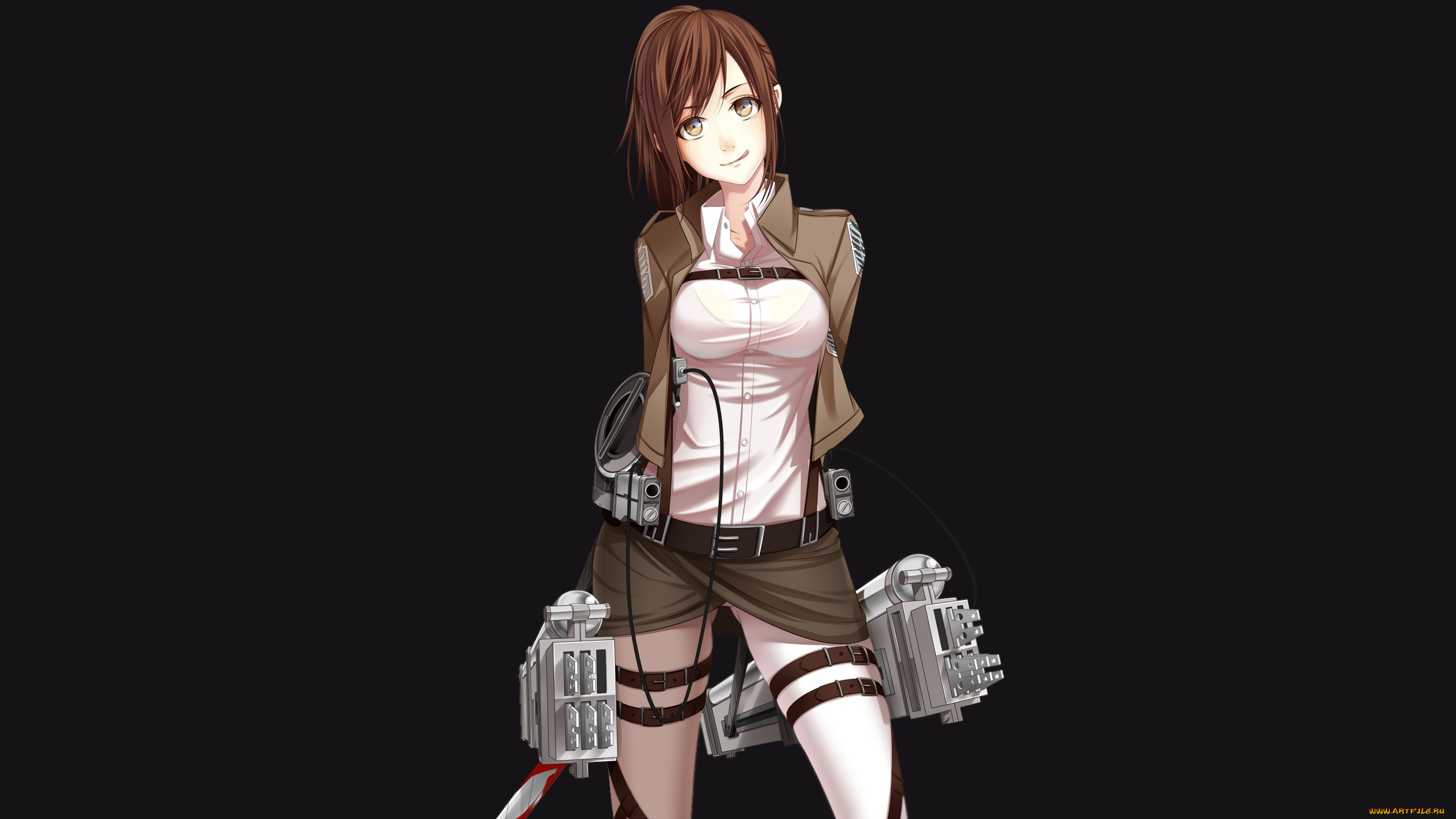 аниме, shingeki, no, kyojin, sasha, browse
