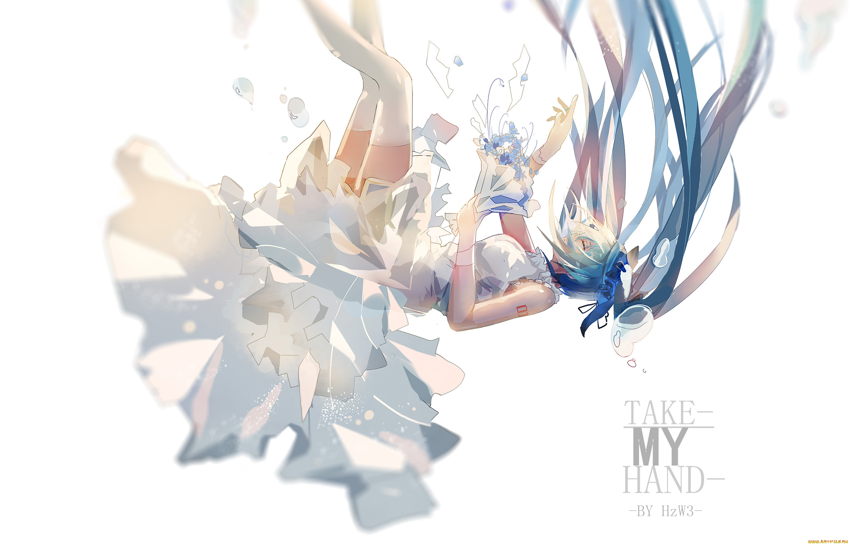 аниме, vocaloid, hatsune, miku